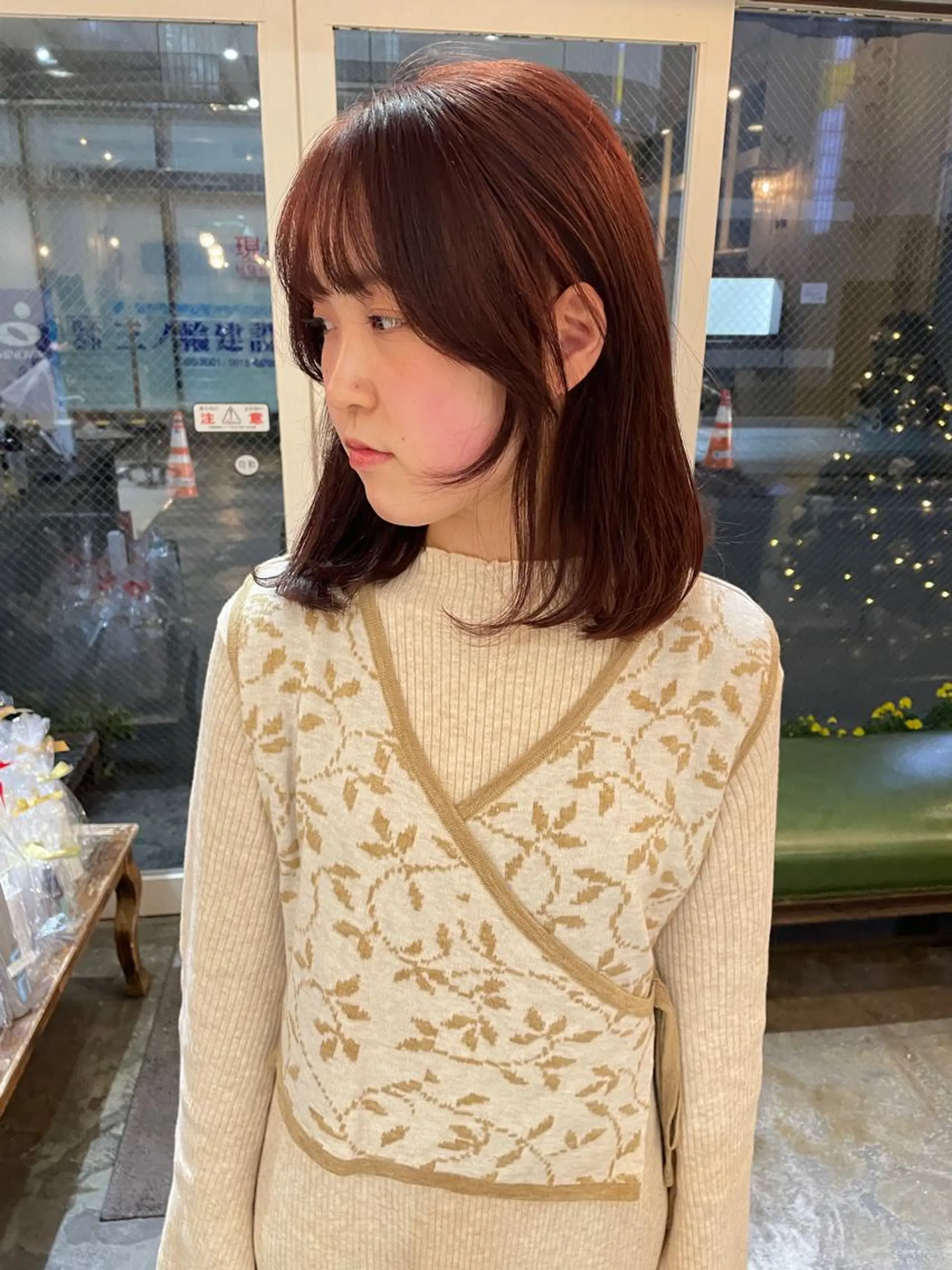 セミロング カラー パーマ ヘアアレンジ ネイル マツエク・マツパ アイブロウ 当日予約OK!! メンズカット/カラーのヘアスタイル