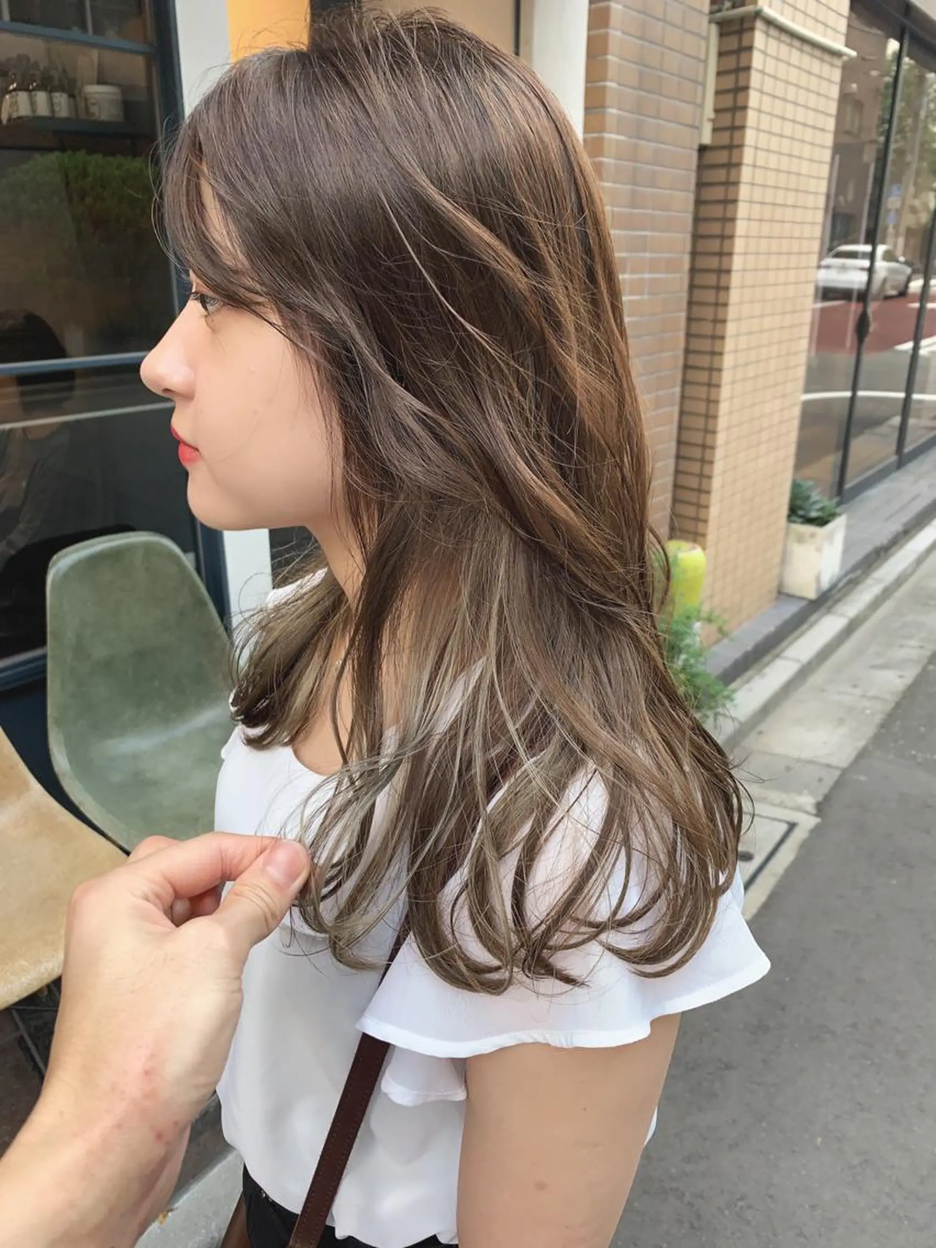 ミディアム カラー tender所属・tender hair salonのヘアスタイル