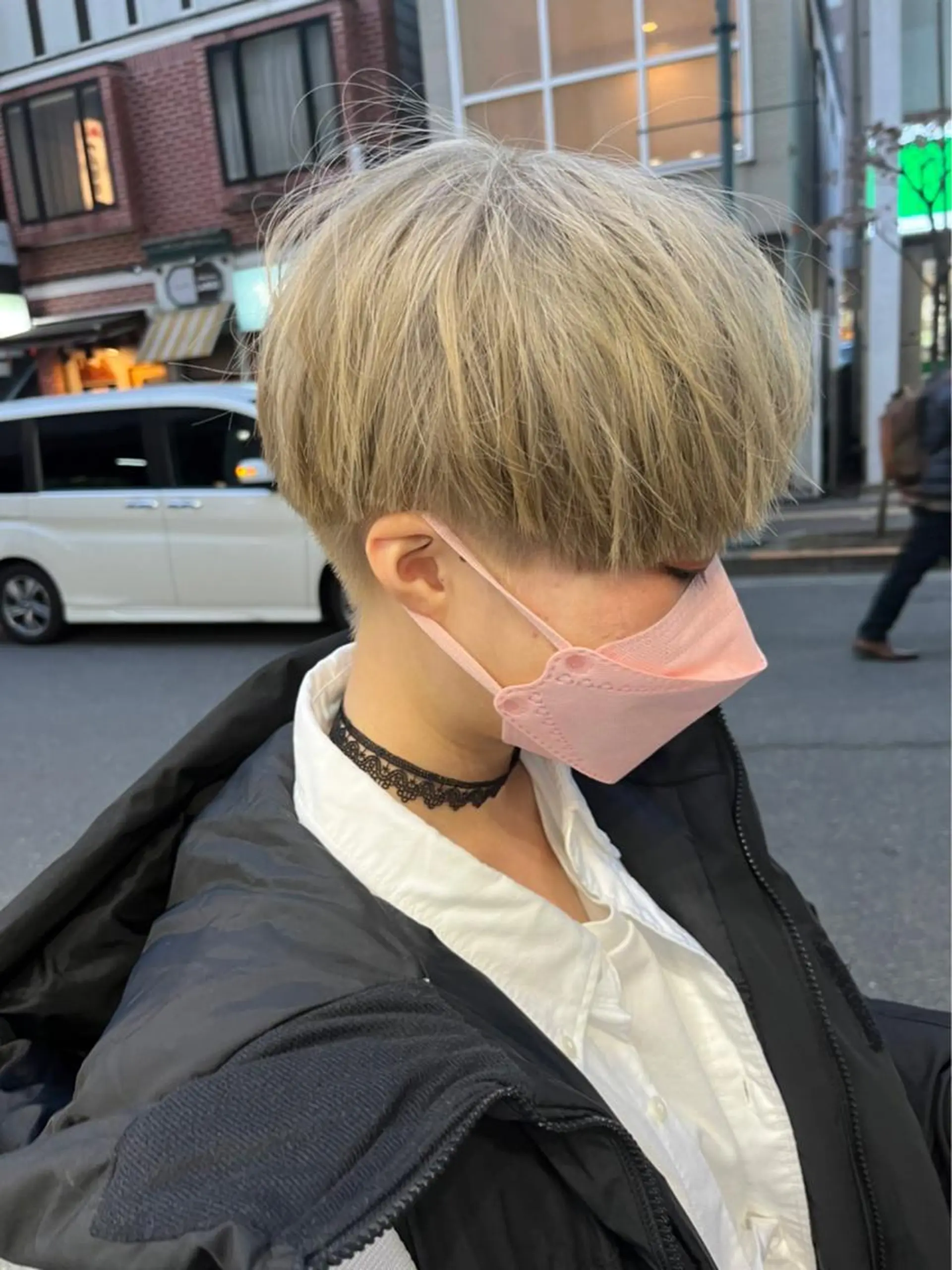 カラー メンズ メンズハイトーン ハイトーンカラー メンズ/艶髪/カラー サクラ🌸のヘアスタイル