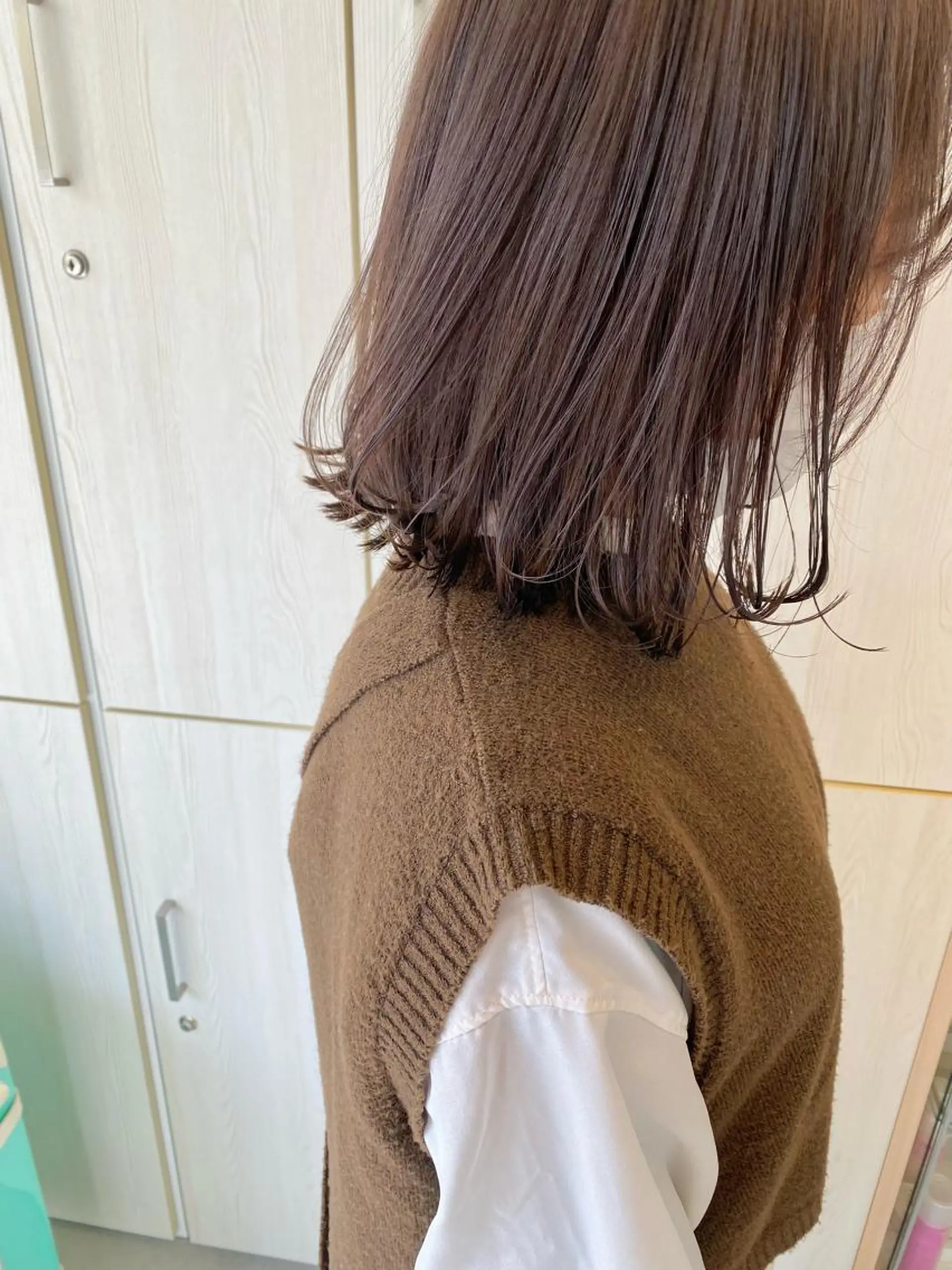 ミディアム カラー グレージュ ラベンダーカラー ラベンダーグレージュ ラベンダーグレー カット ヘアカラー トリートメント Masena所属・🍁中川 慎之介🍁のヘアスタイル