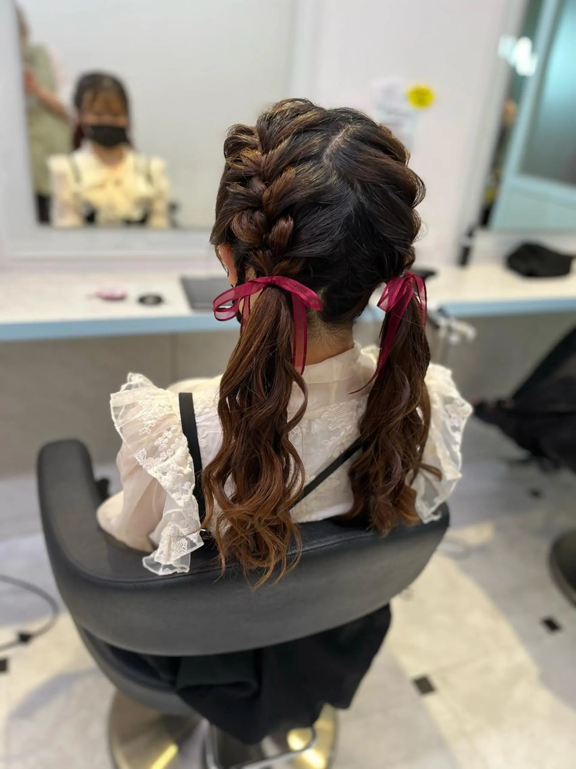 ロング カラー ヘアアレンジ ヘアセット 愛されカラー🩷 はるなのヘアスタイル