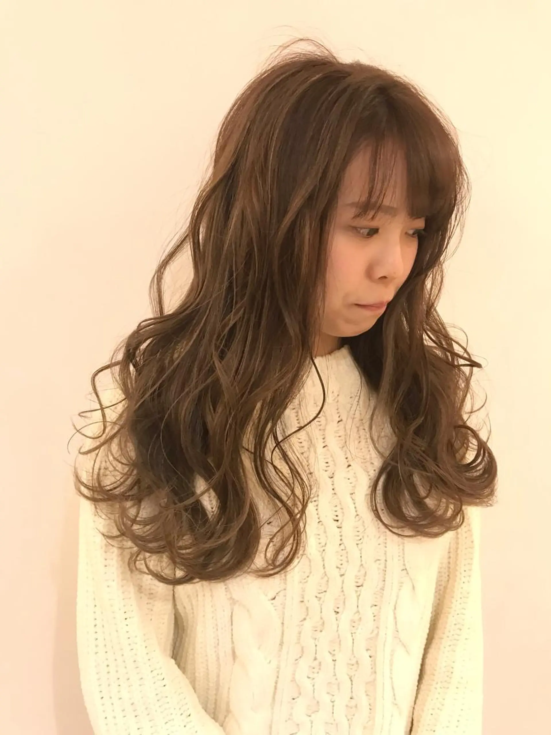 ロング カラー シールエクステ⭐️ オオミタクヤのヘアスタイル