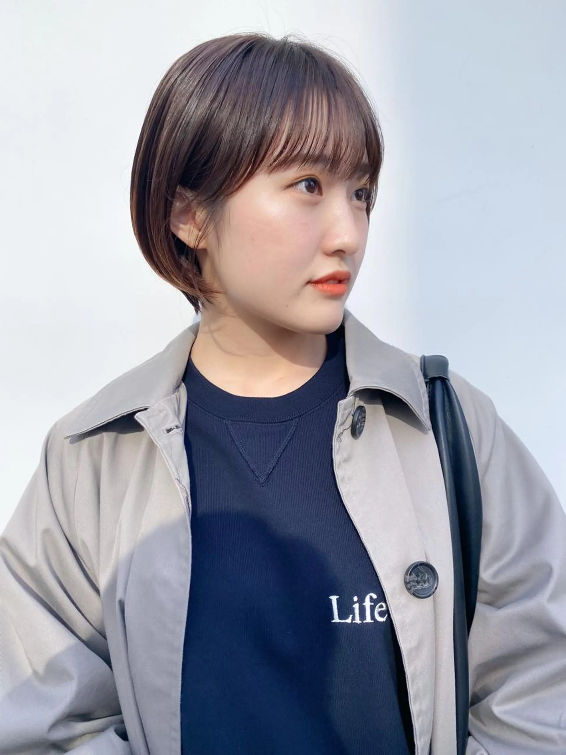 ショート カラー THE DAY所属・AKI HASHIMOTOのヘアスタイル