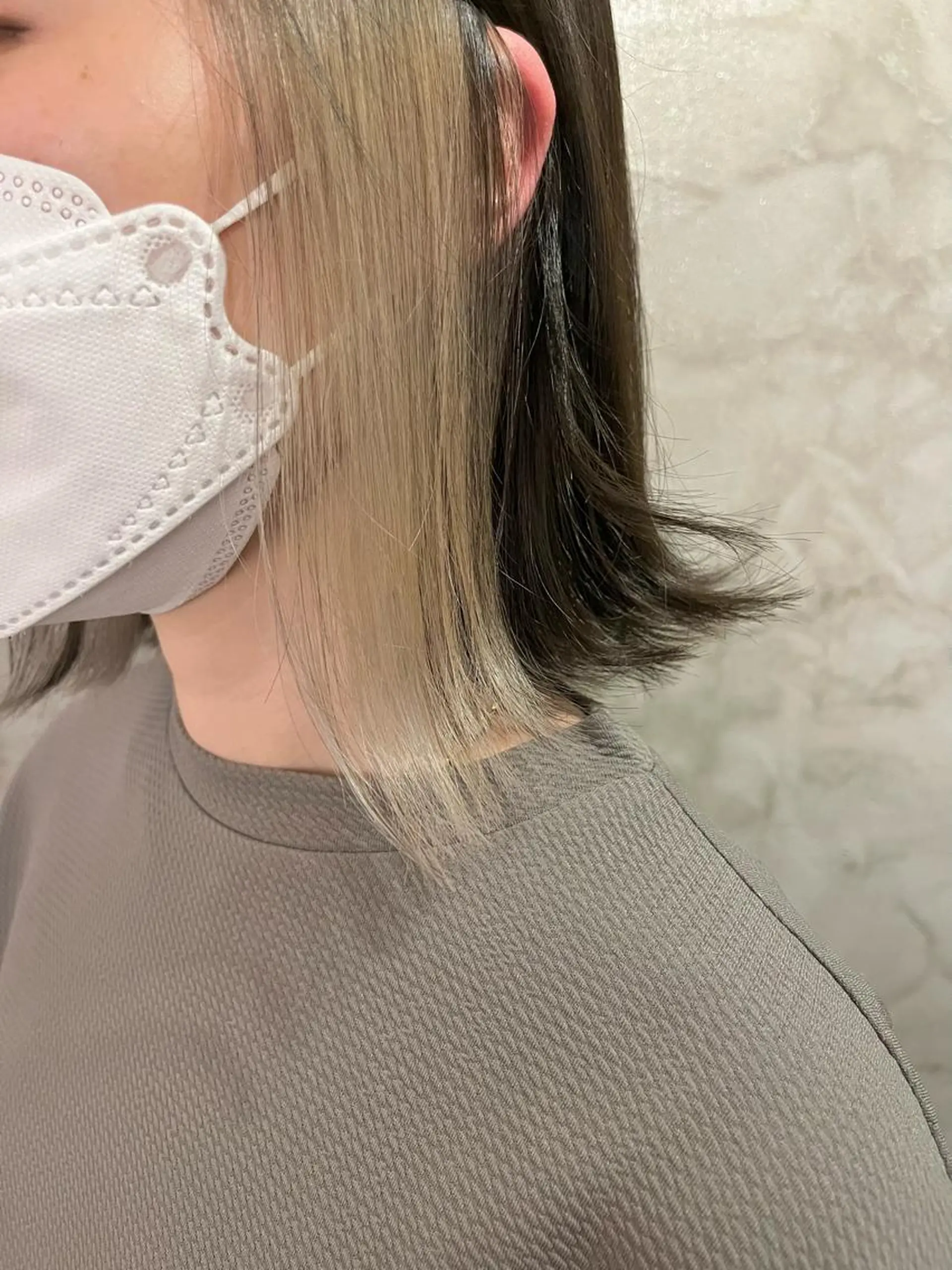 ミディアム カラー ヘアカラー FUJINO RYOのヘアスタイル