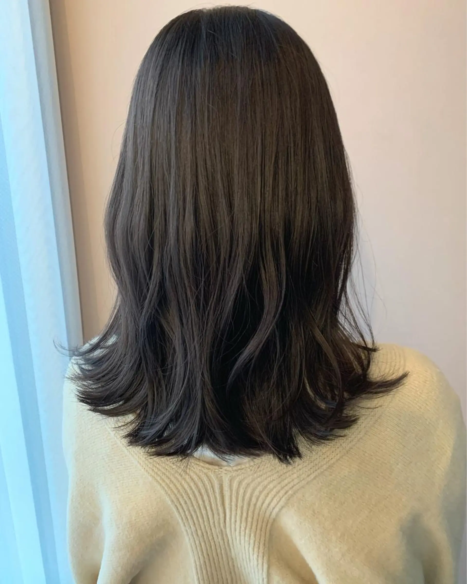 ロング カラー 透明感カラー グレージュ カット ヘアカラー トリートメント hub hair レイヤー/透明感のヘアスタイル