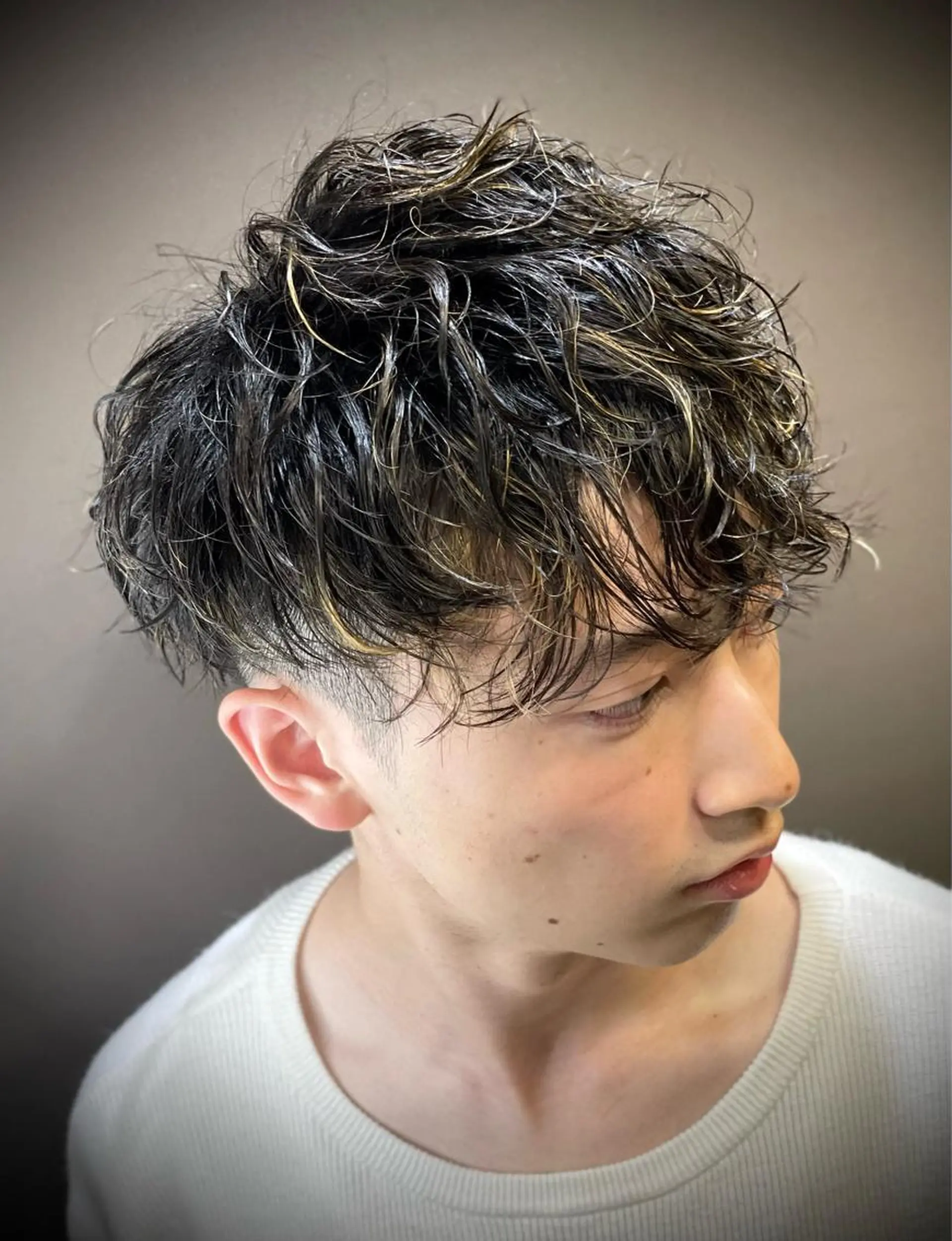ショート パーマ メンズ プレミアムバーバー新宿店所属・⚡️メンズ特化⚡️ 倉林 隼大のヘアスタイル