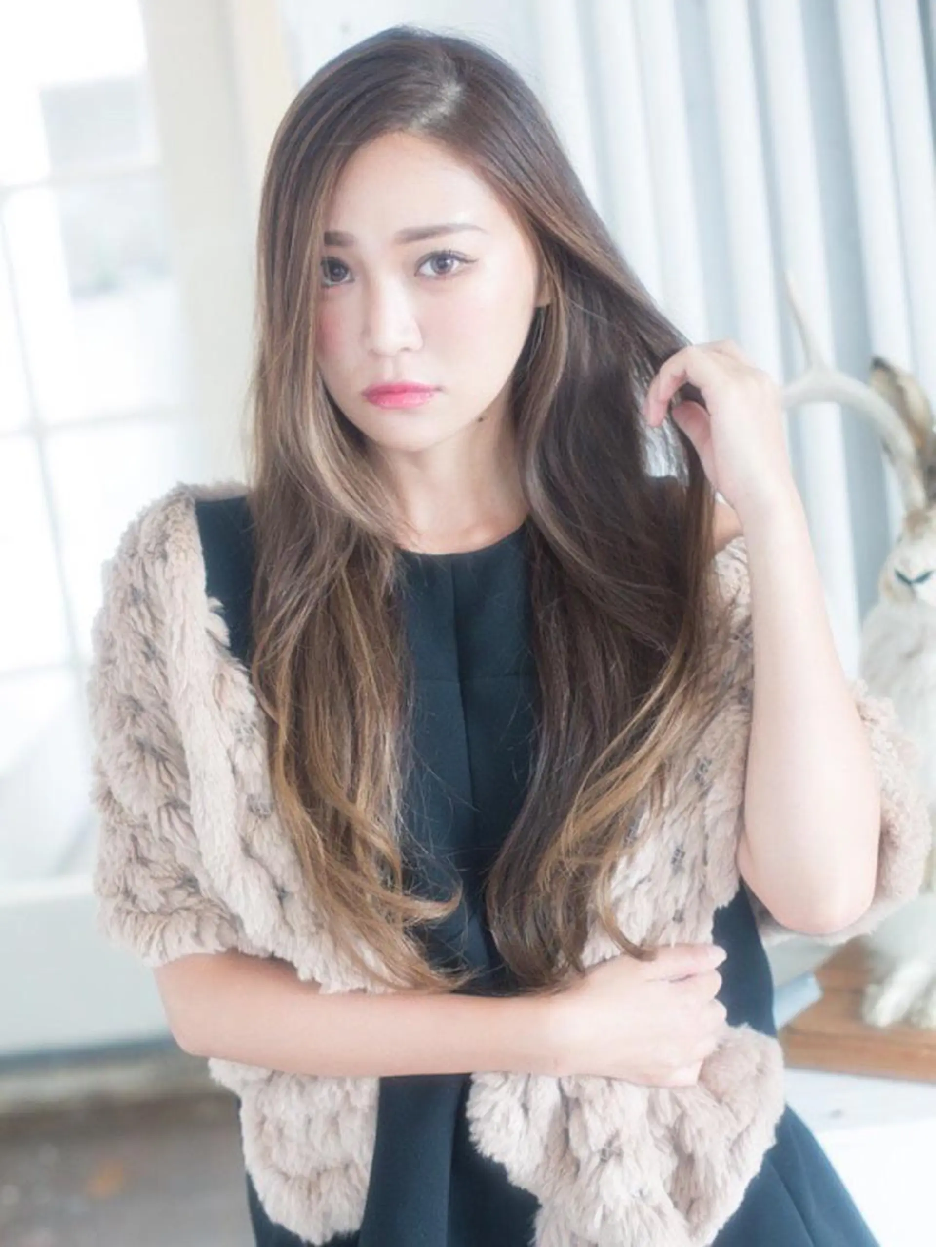 カラー benji所属・Hamatsu Misakiのヘアスタイル