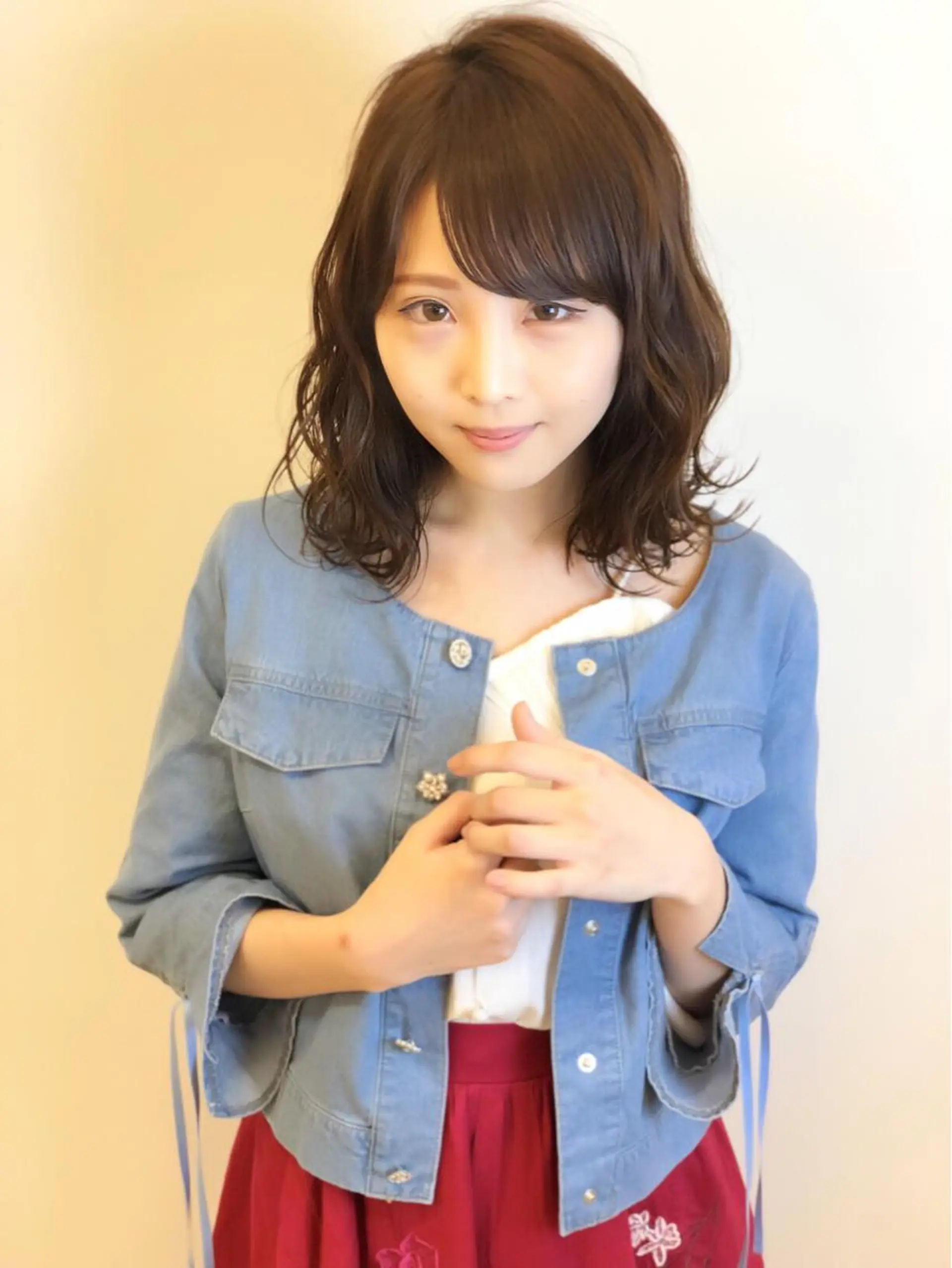 ミディアム カラー ベージュカラー ブラウンカラー ボブ 長めボブ ディレクター ノナカのヘアスタイル