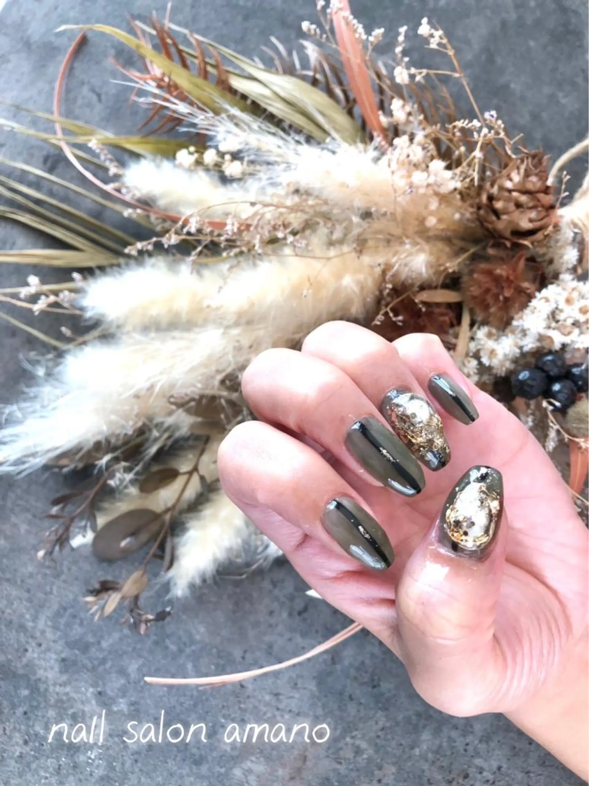 ネイル フラワーネイル ジェルネイル 大理石ネイル(マーブル) ニュアンスネイル シンプルネイル nail salon amanoのネイルデザイン