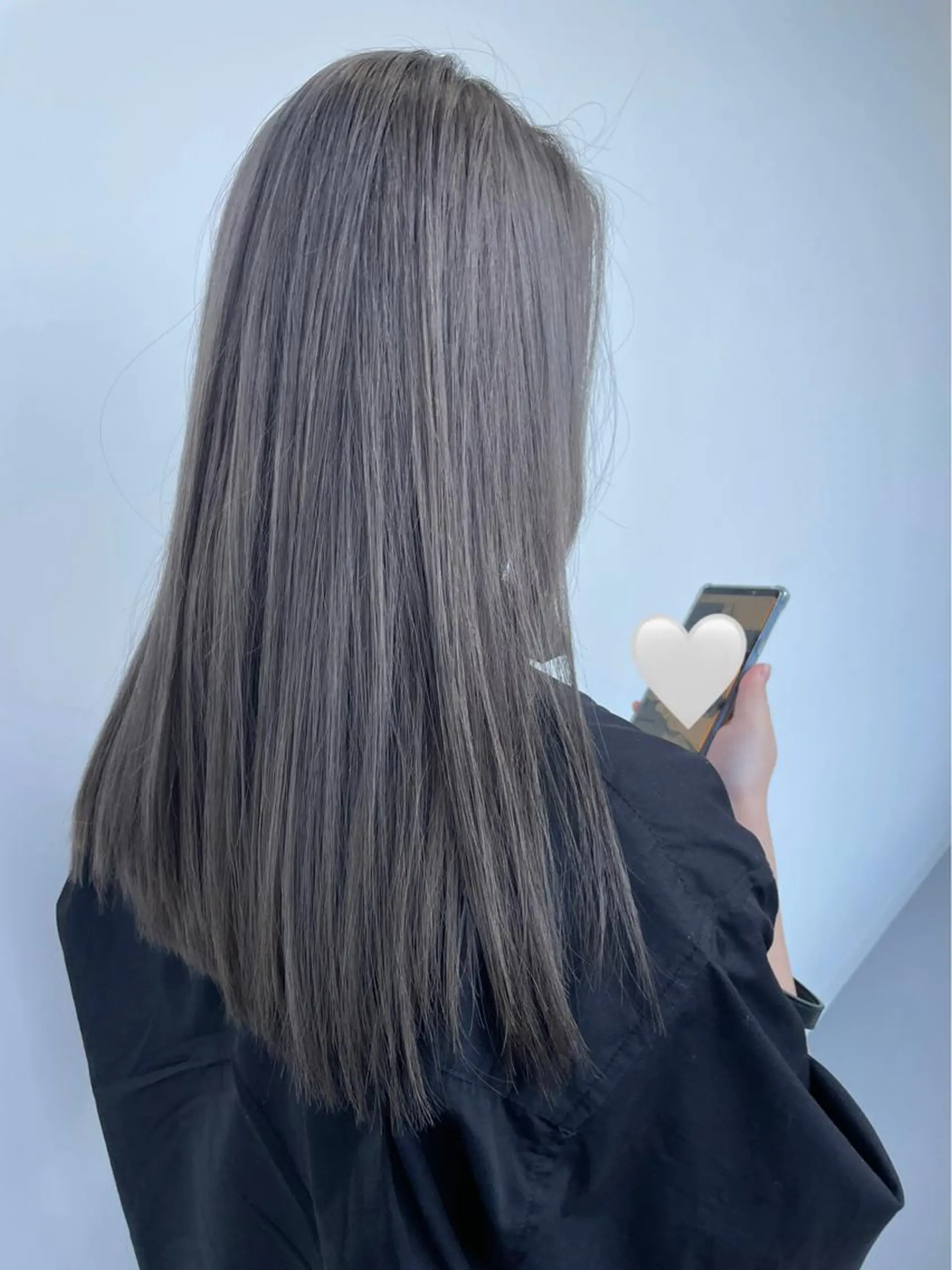 ロング カラー 錦 茉李のヘアスタイル