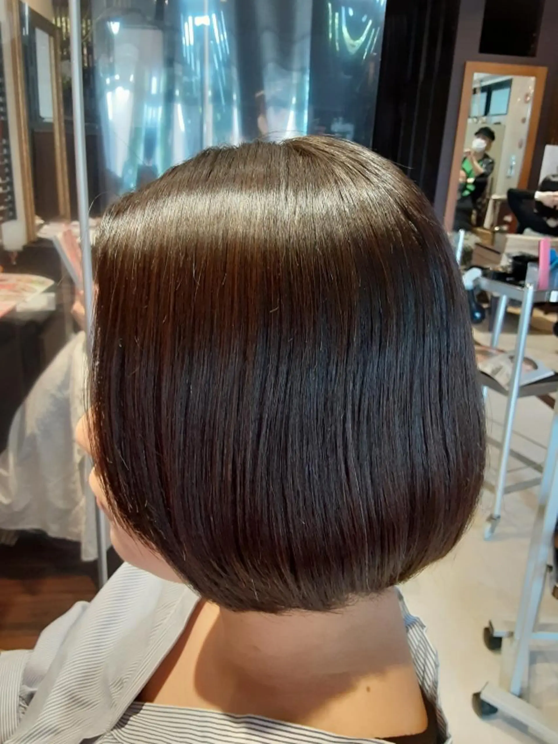 ショート ボブ カット 縮毛矯正 AHL creation所属・美髪矯正師☆ 牛田のヘアスタイル