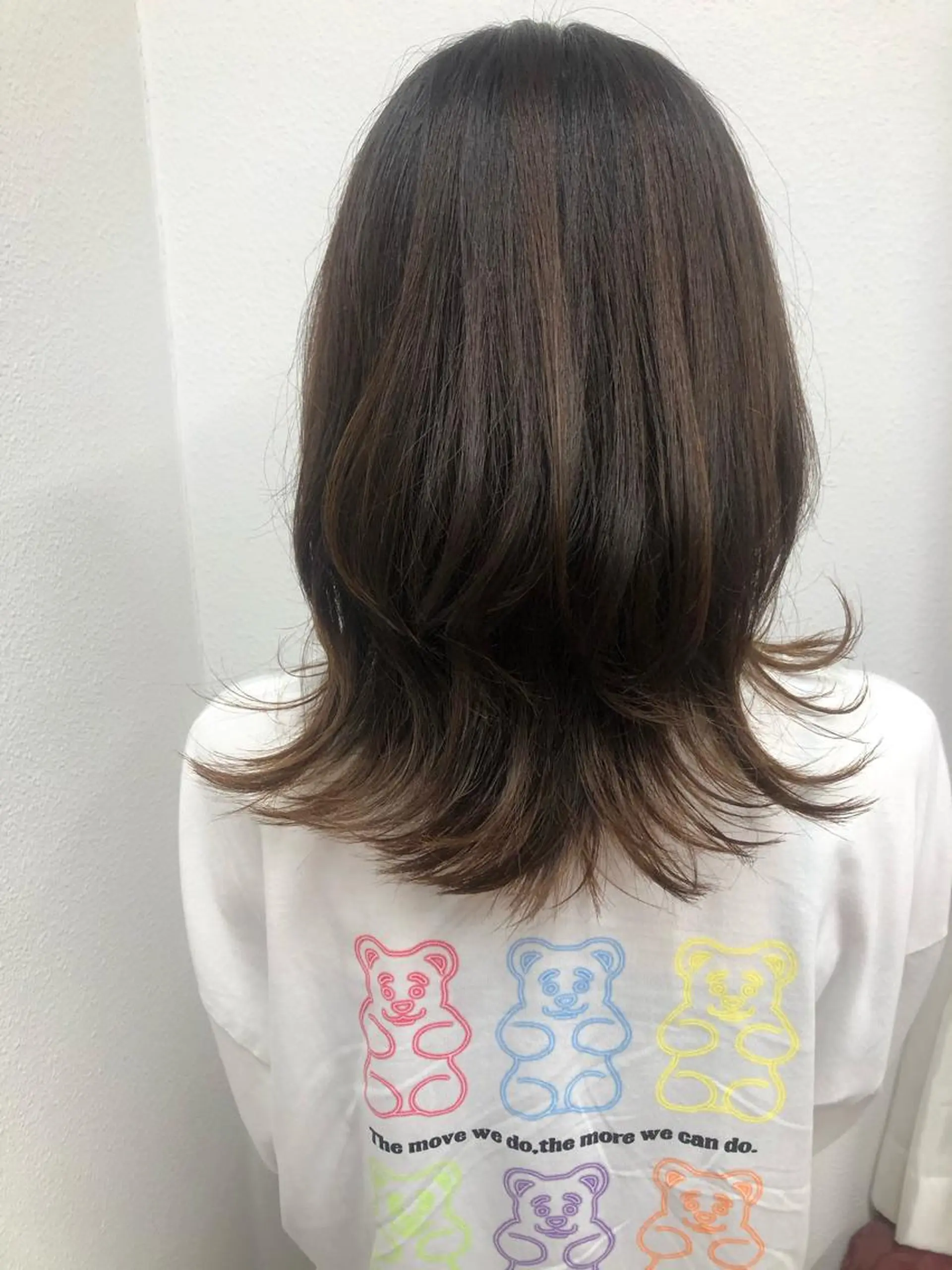 ミディアム ハイレイヤー レイヤーカット ウルフカット レイヤーカット🎀 kanaのヘアスタイル