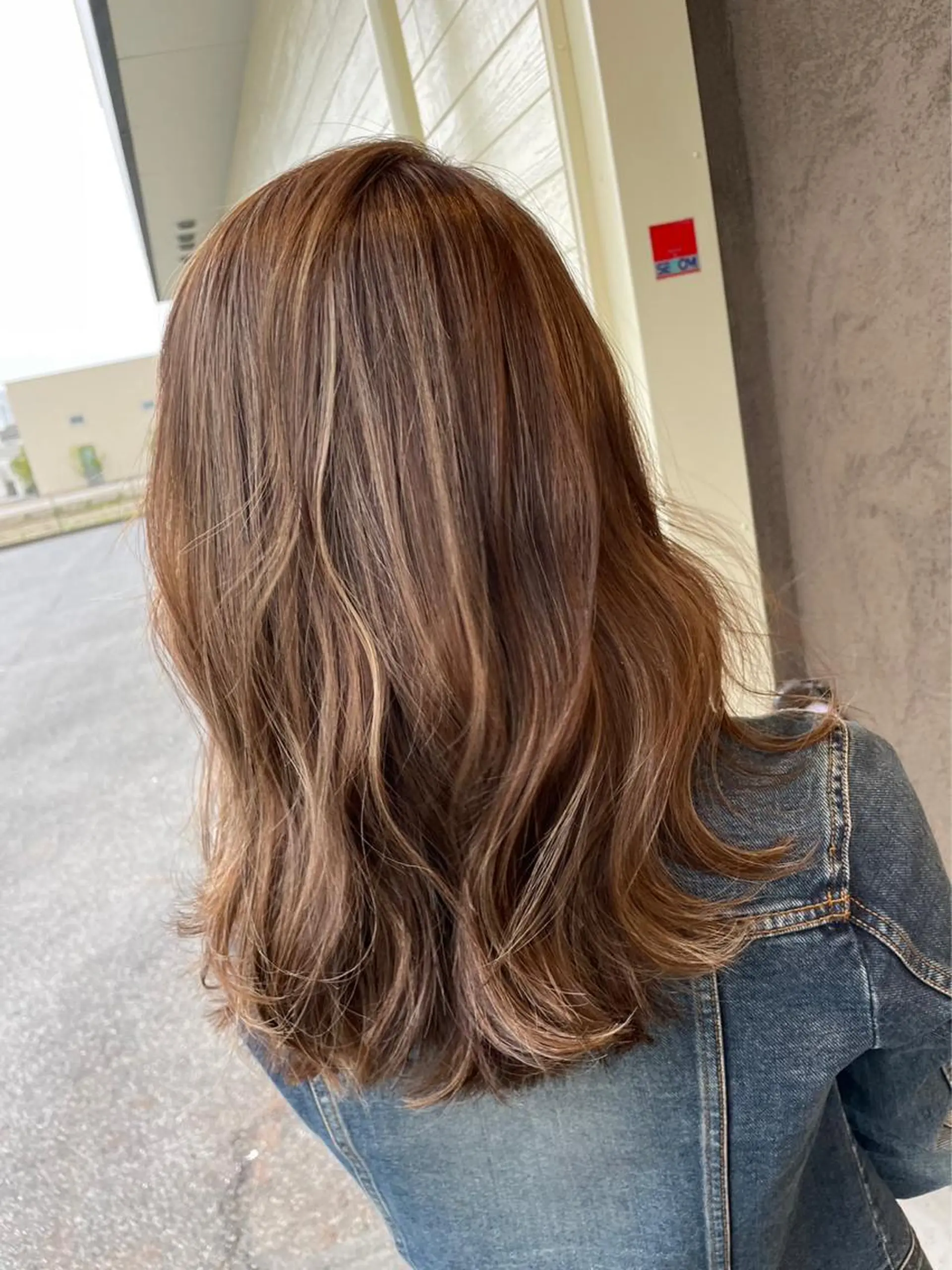 セミロング ヘアカラー 小島 陽成のヘアスタイル