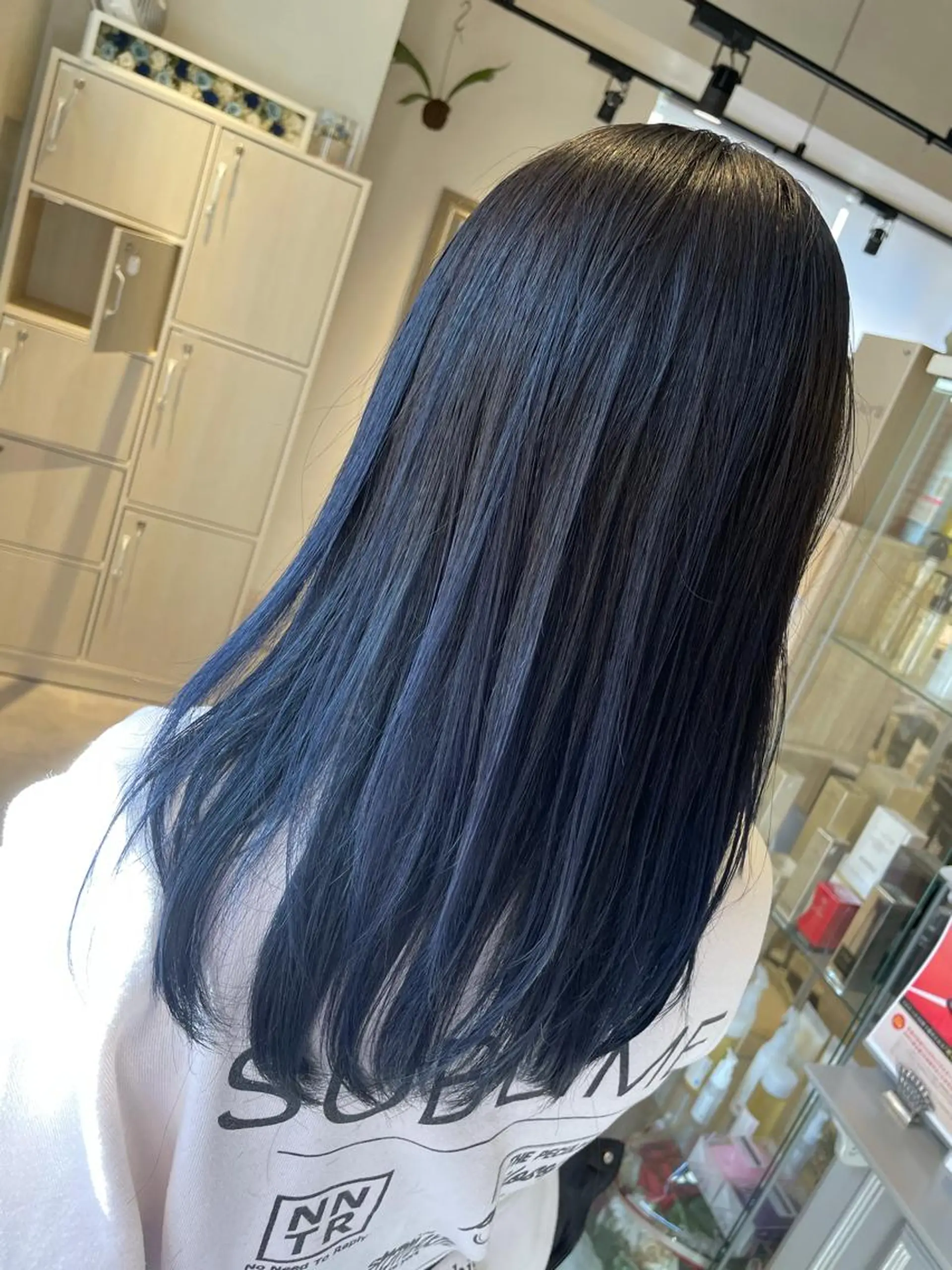 セミロング カラー 北川 大輔のヘアスタイル