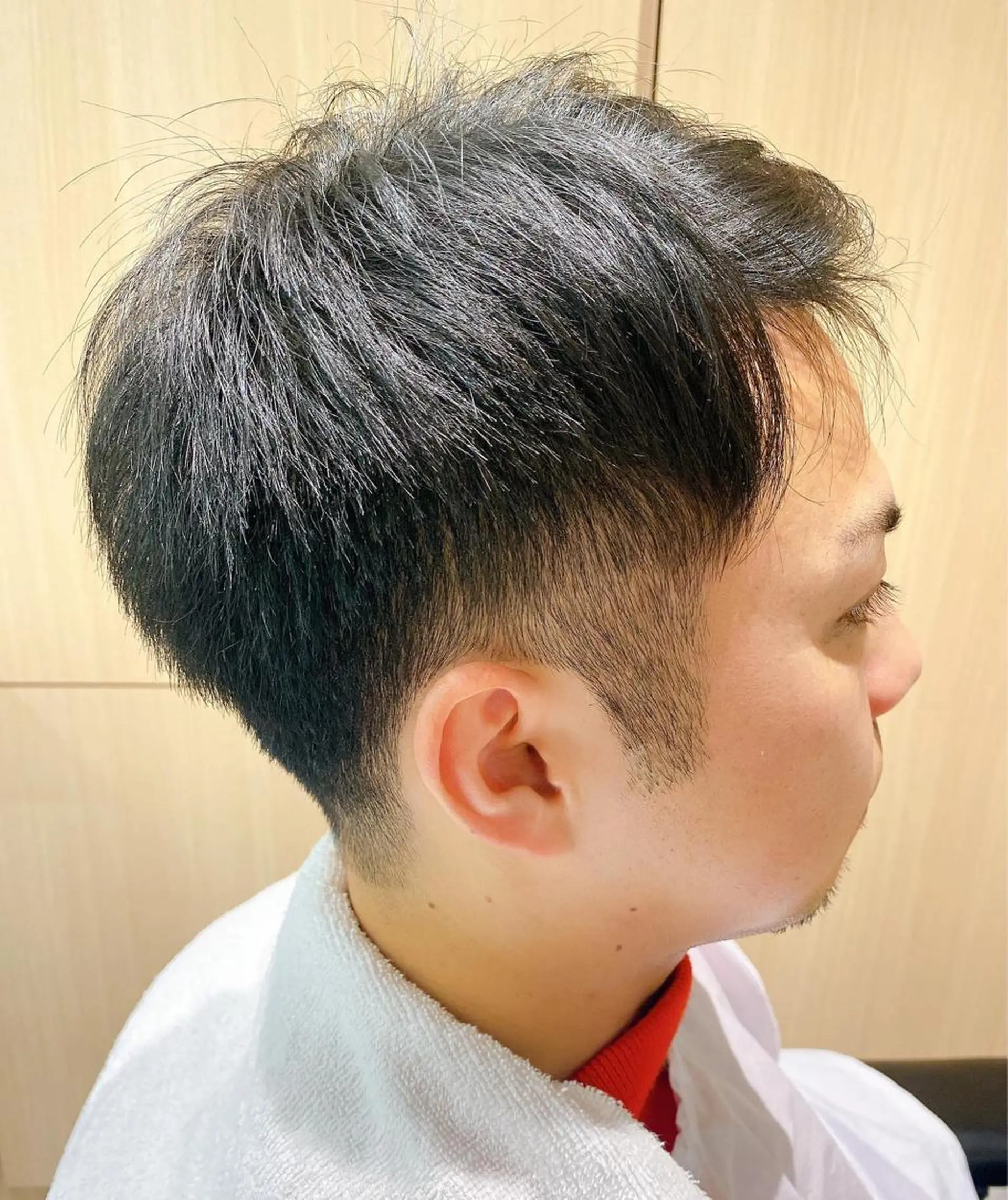 ショート メンズ フェードカット マンバンヘア モヒカン マッシュ メンズショート カット ヘッドスパ HANA ハナのヘアスタイル