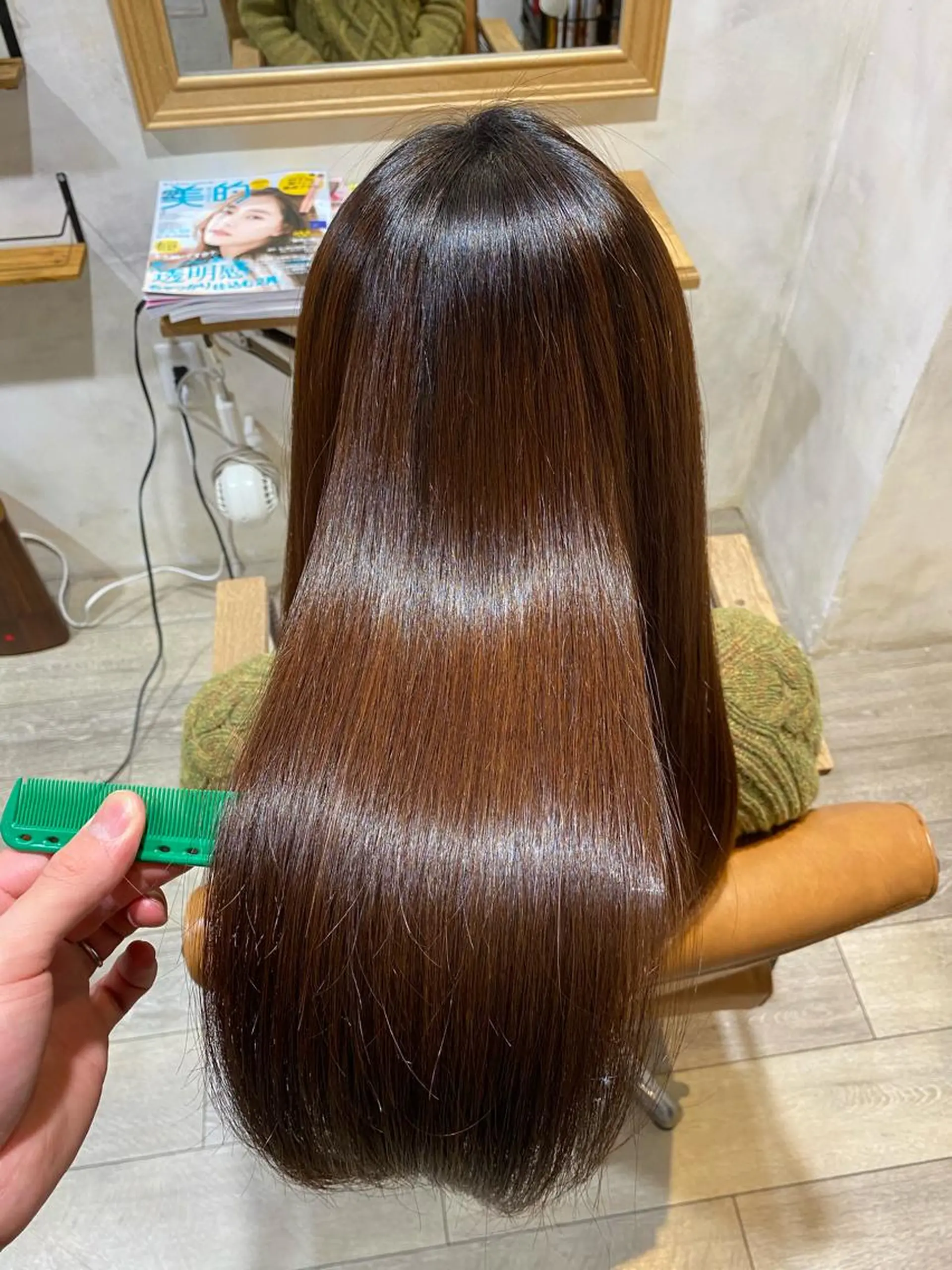 カラー パーマ 縮毛矯正 安部 真輝のヘアスタイル