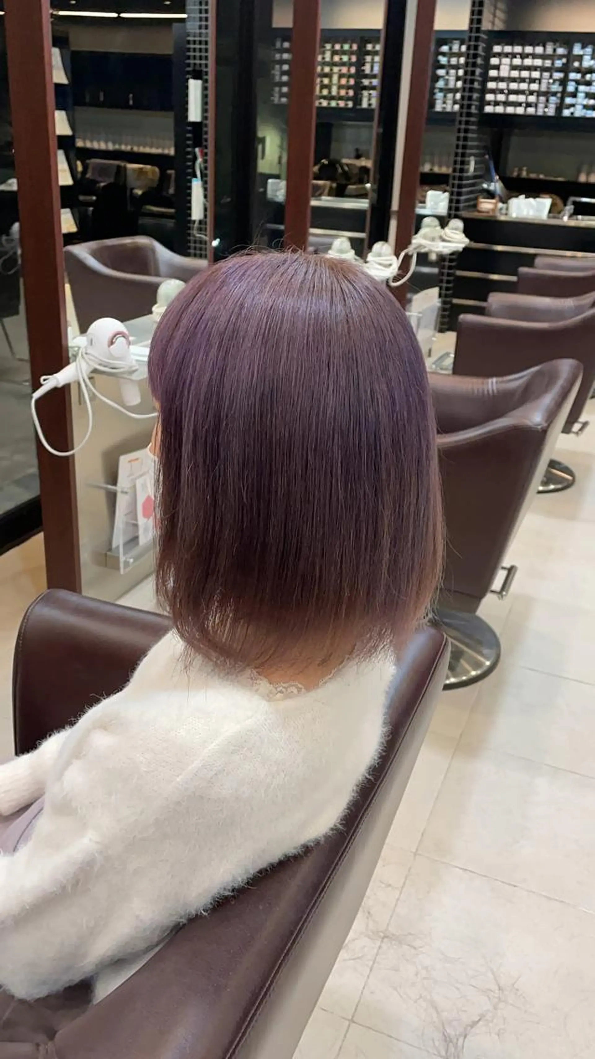 ミディアム カラー アッシュ ブリーチ ラベンダーカラー ラベンダーピンク ピンクカラー 坂尻 嘉珠也のヘアスタイル