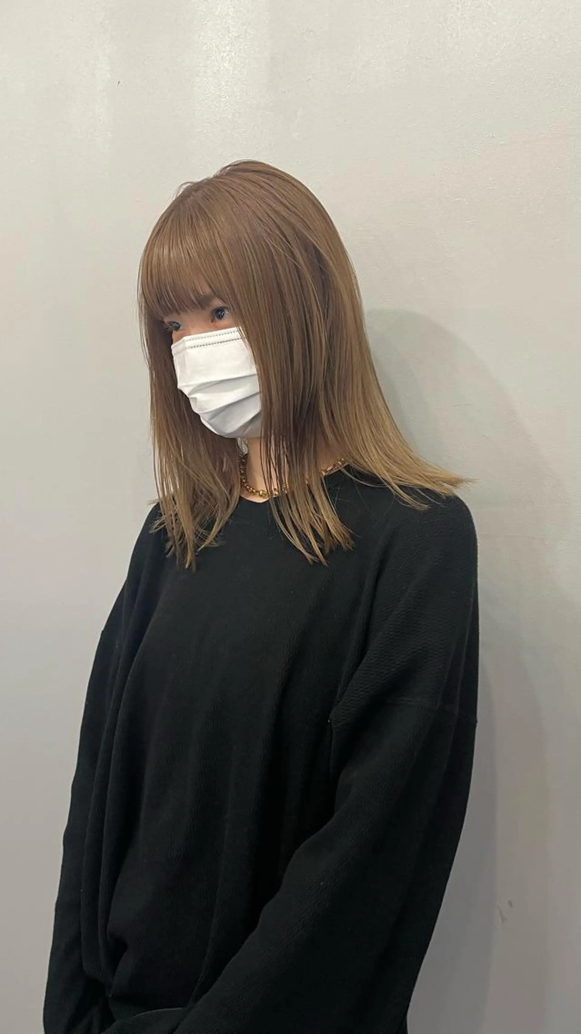 セミロング カラー ヘアアレンジ メンズ ベージュカラー ヘアカラー トリートメント ヘアセット 💐ナチュラルヘア Kroda💐のヘアスタイル