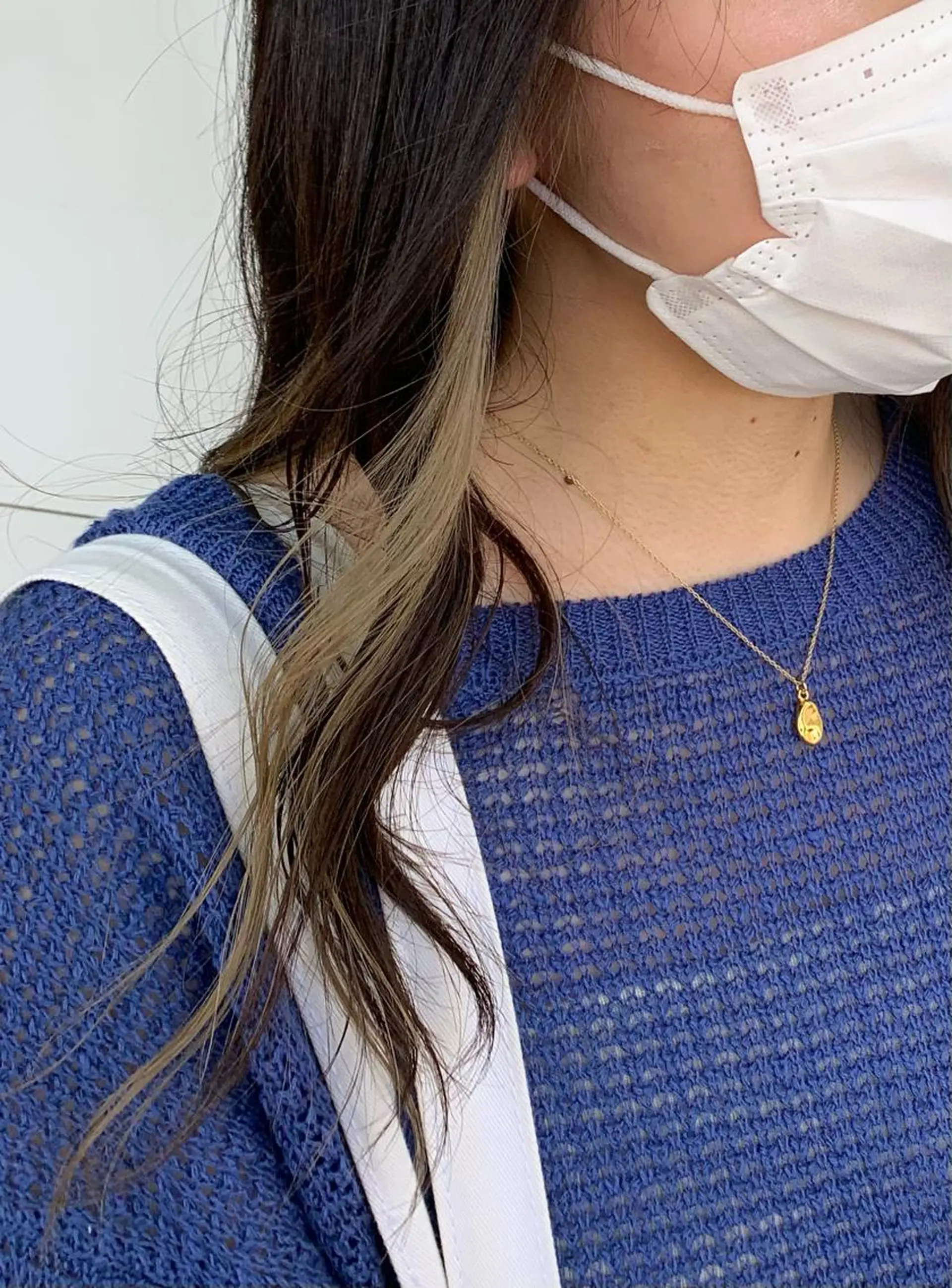 カラー グレージュ インナーカラー 三品 早妃のヘアスタイル