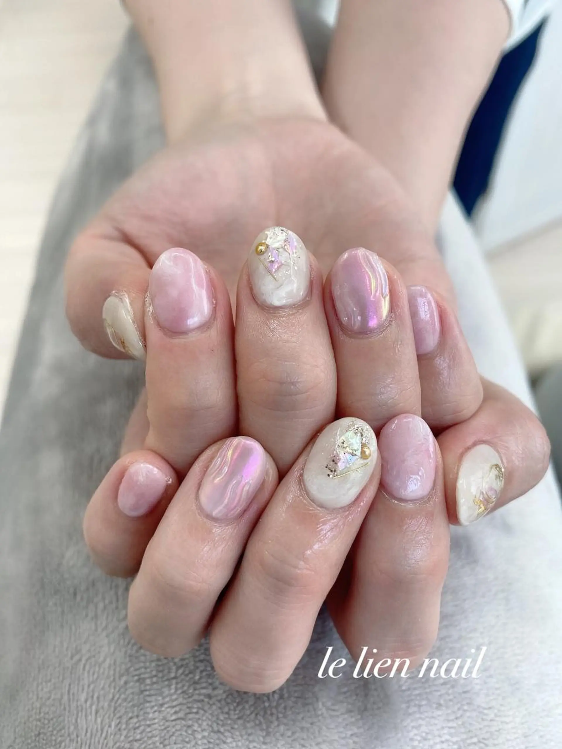 ネイル ニュアンスネイル ハンドネイル le lien nailのネイルデザイン