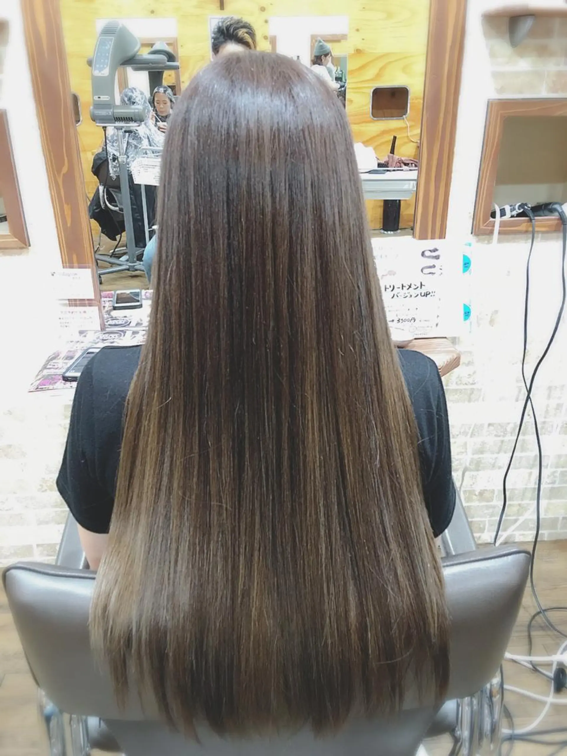 ロング カラー 藤井 一輝のヘアスタイル