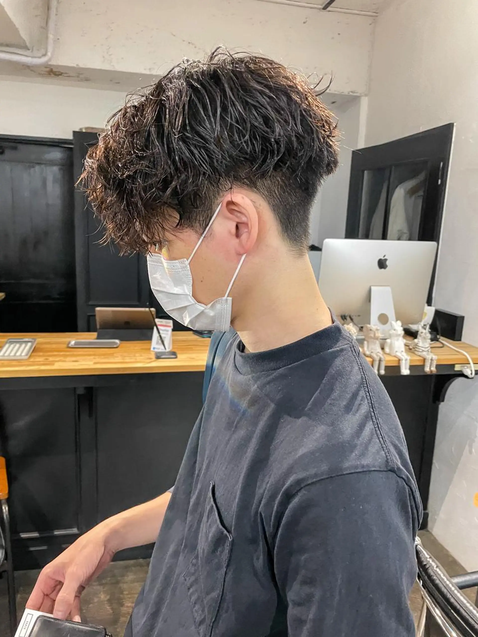 ショート パーマ メンズ カット パーマ warme所属・メンズパーマ メンズ特化ryoのヘアスタイル