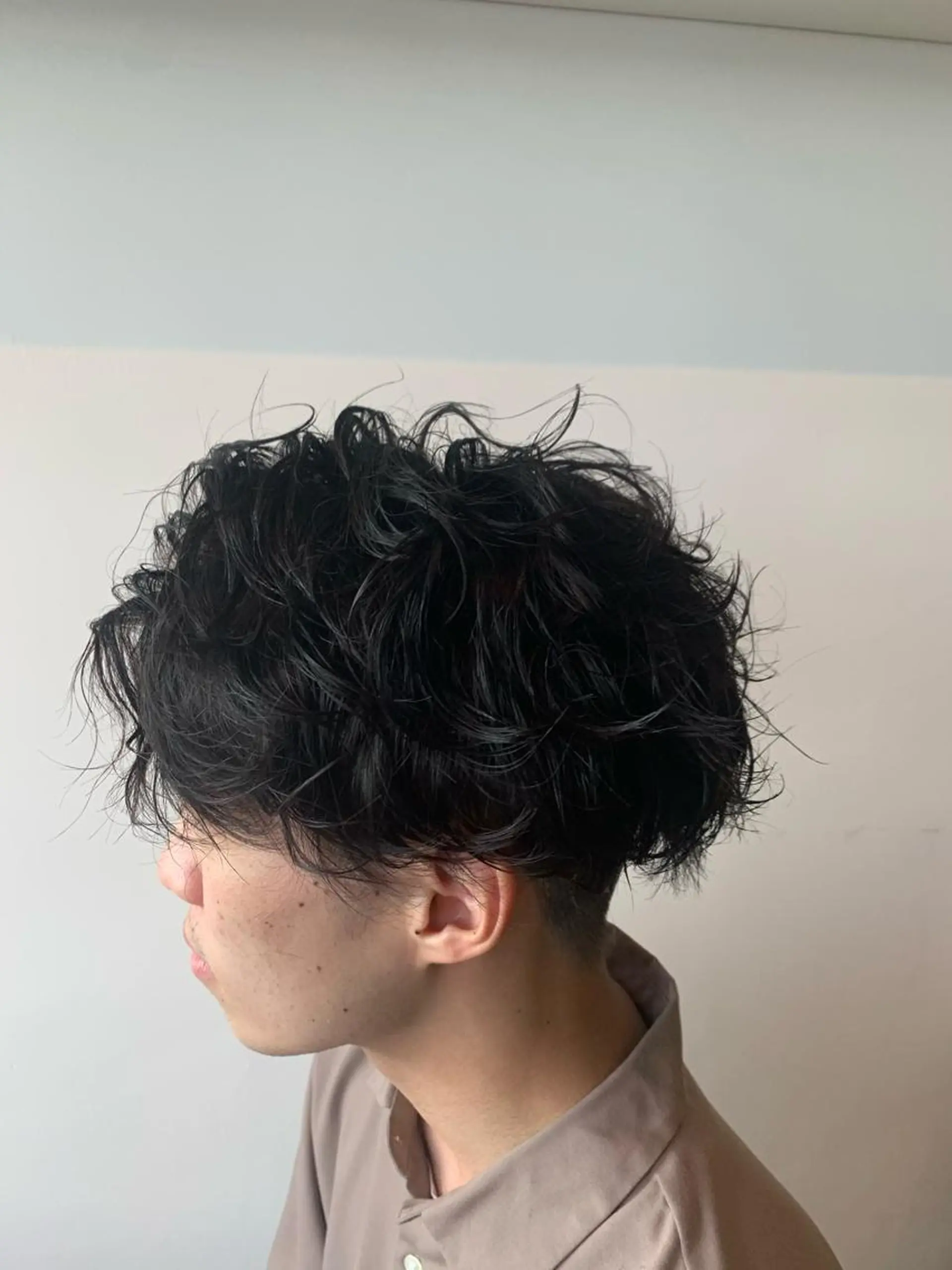 ショート カット パーマ トリートメント ヘッドスパ ヘアセット 山口 竣也のヘアスタイル