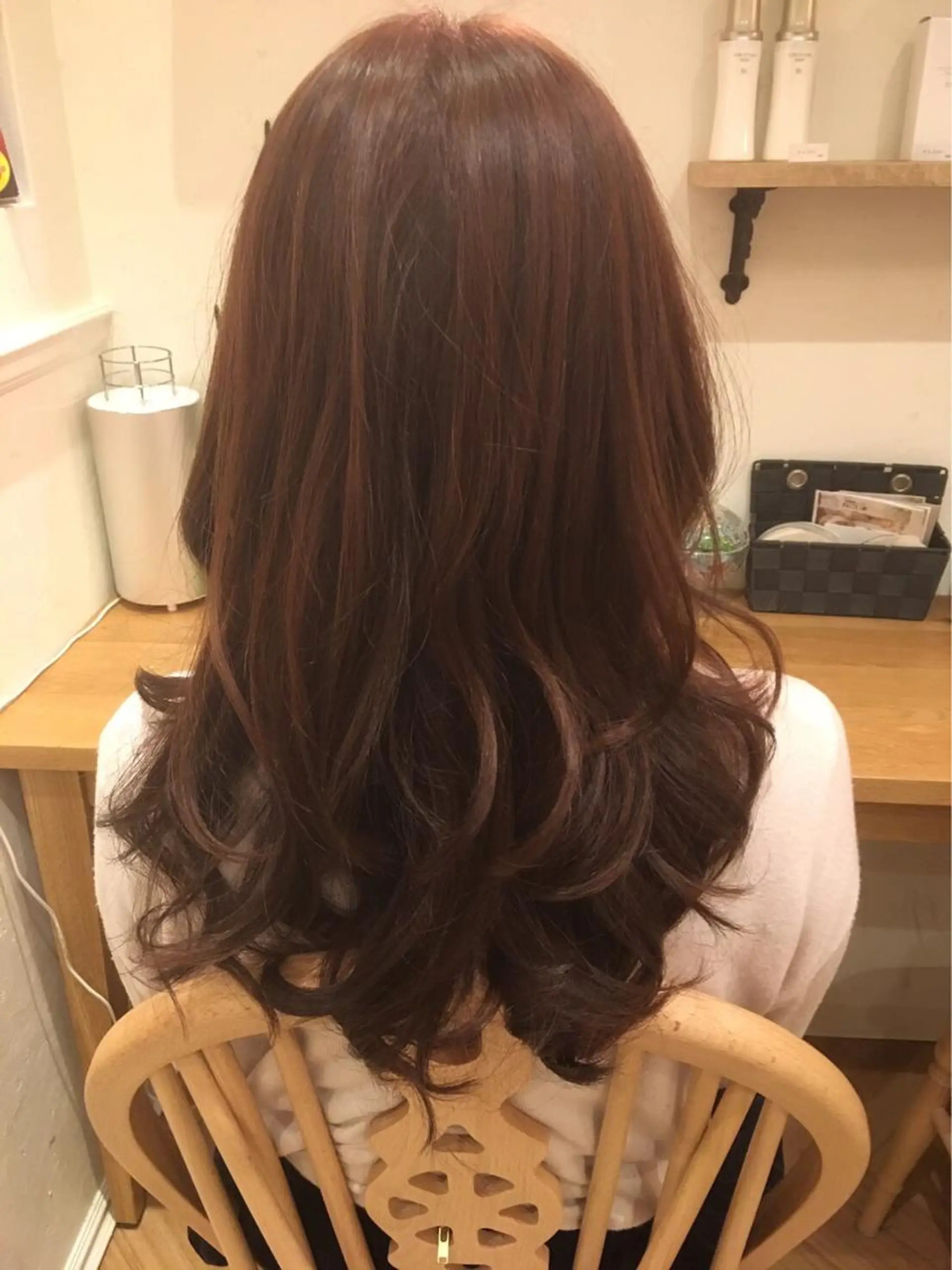 セミロング カラー 長江 諒のヘアスタイル