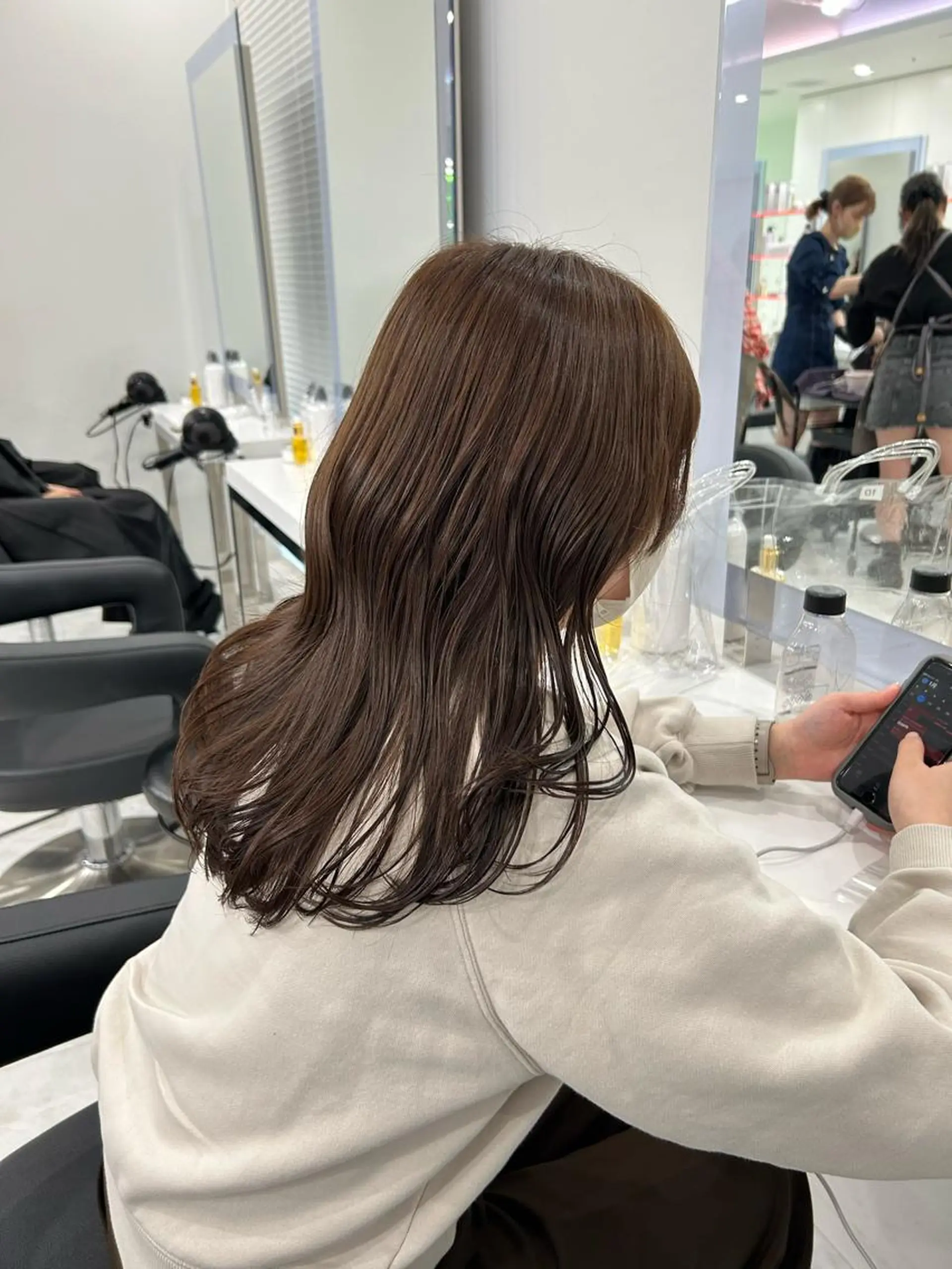 ミディアム カット ヘッドスパ ヘアセット 韓国ヘア/赤み消し/ メンズ/KOTA🍂のヘアスタイル