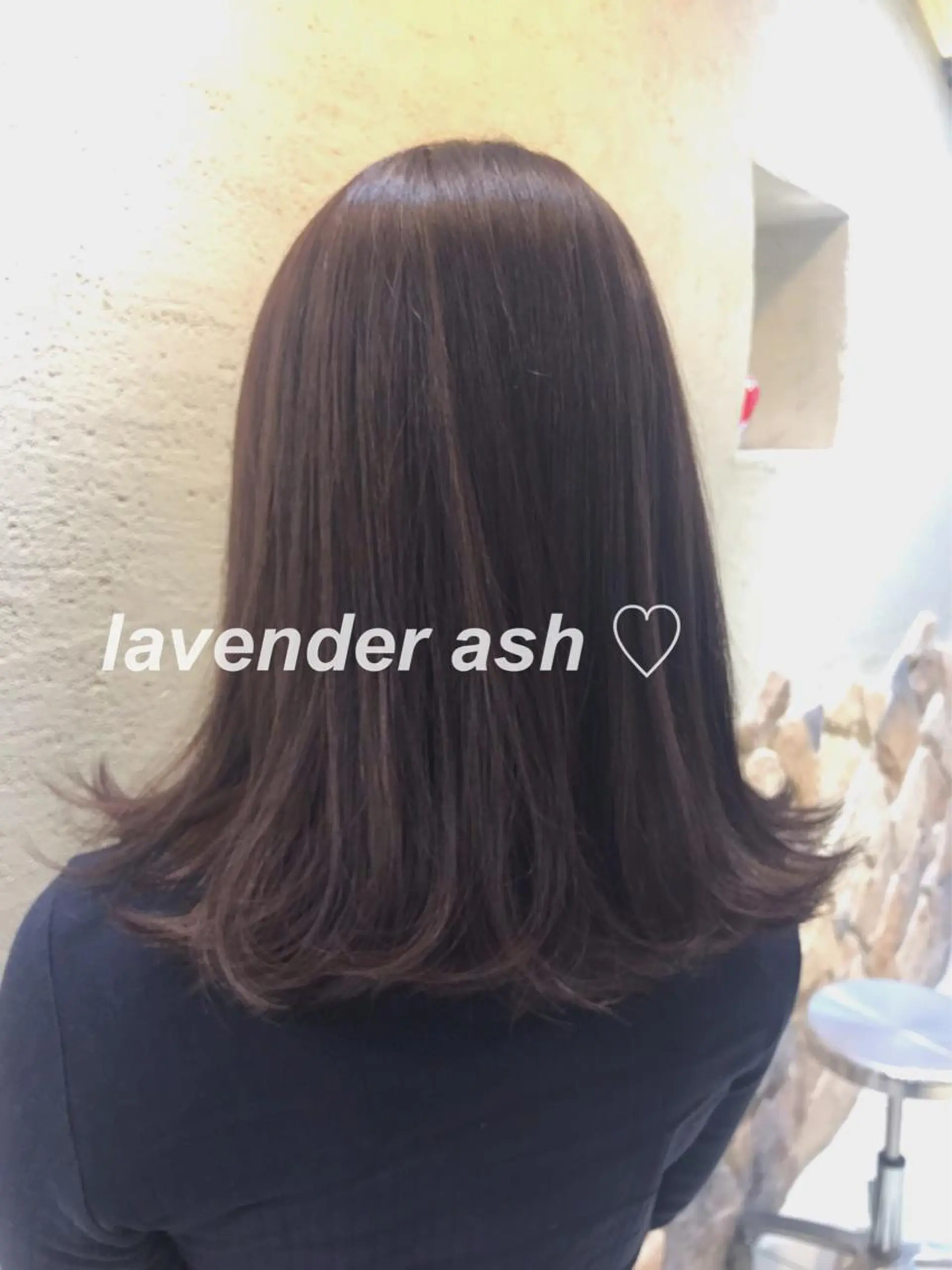 セミロング カラー 池袋/透明感カラー 🎀Yuri🎀のヘアスタイル