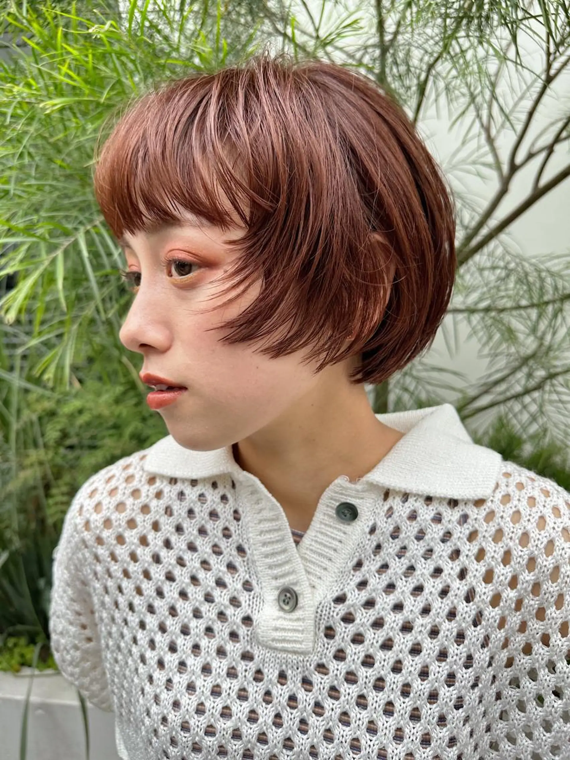 ショート カラー ヘアカラー SALTWATER AYARIのヘアスタイル