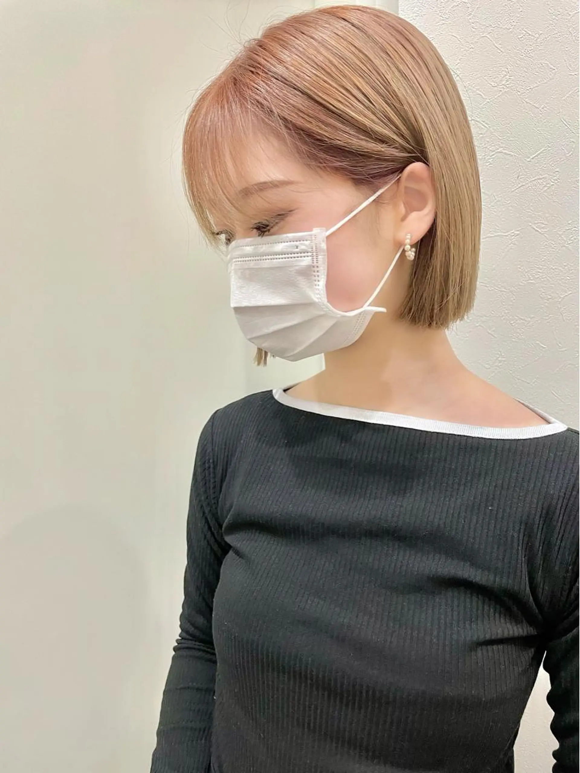 ショート カラー 髪質改善 中川　翔のヘアスタイル