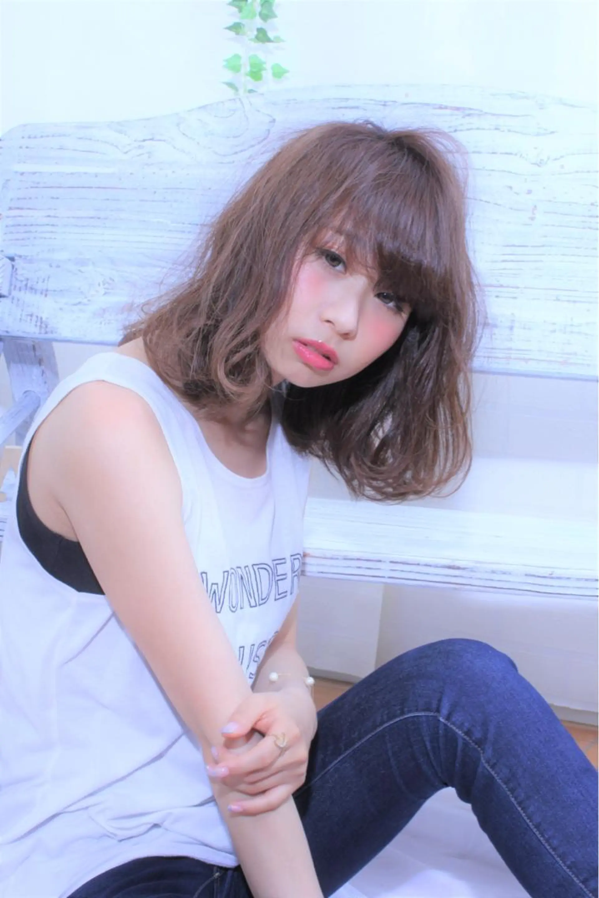 ミディアム カラー ボブ RoL by apollo所属・横浜ブリーチムラ直し 特化美容師/海崎剛史のヘアスタイル