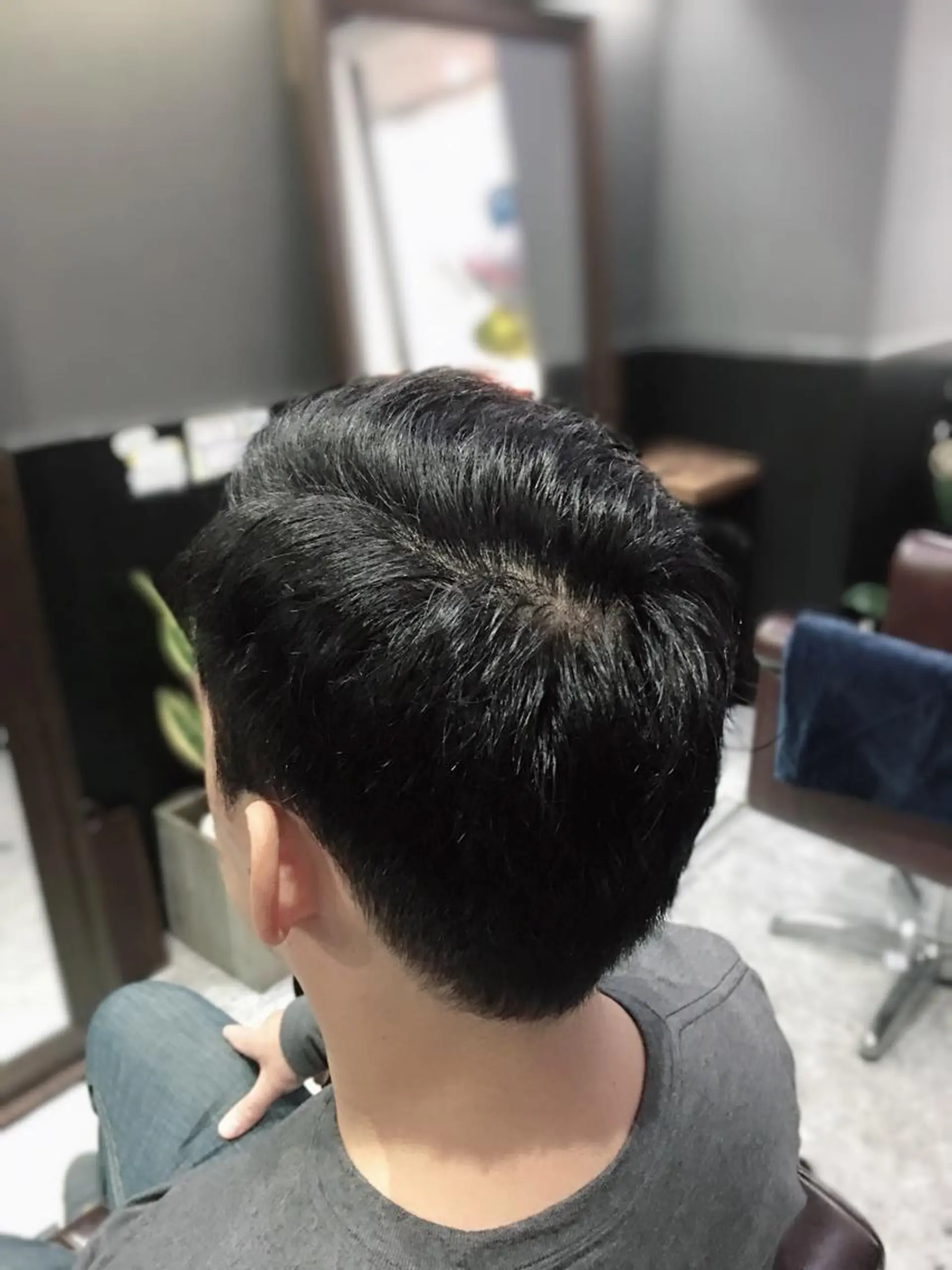 ショート カラー パーマ メンズ Hair design Na.B所属・ジユン 지윤のヘアスタイル