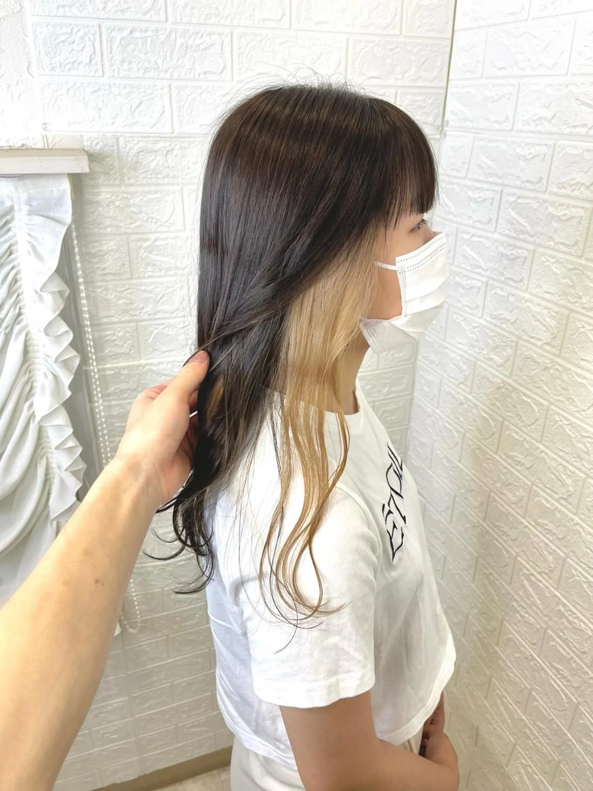 ロング カラー カット ヘアカラー トリートメント tori六甲道所属・六反 仁哉のヘアスタイル