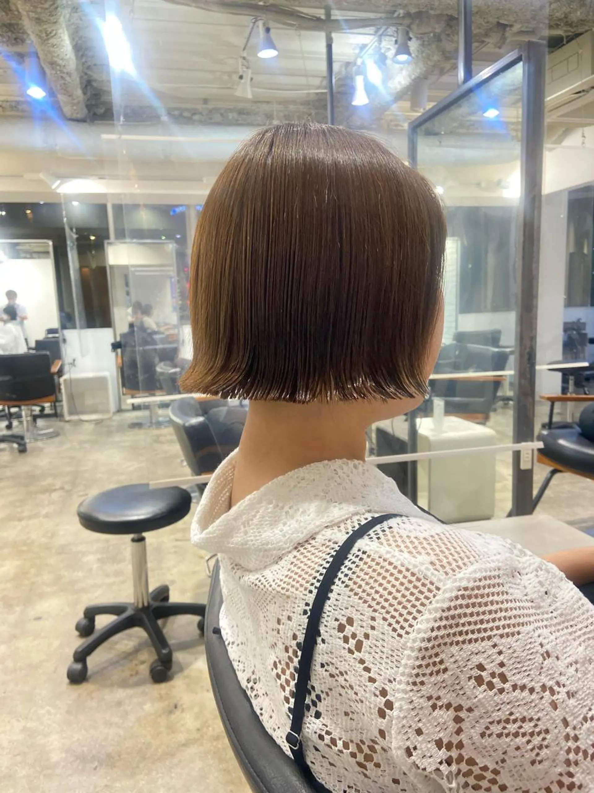 ショート カラー アッシュ 透明感カラー ボブ カット ヘアカラー トリートメント 🪽似合わせカラー RENA.🪽🩶のヘアスタイル