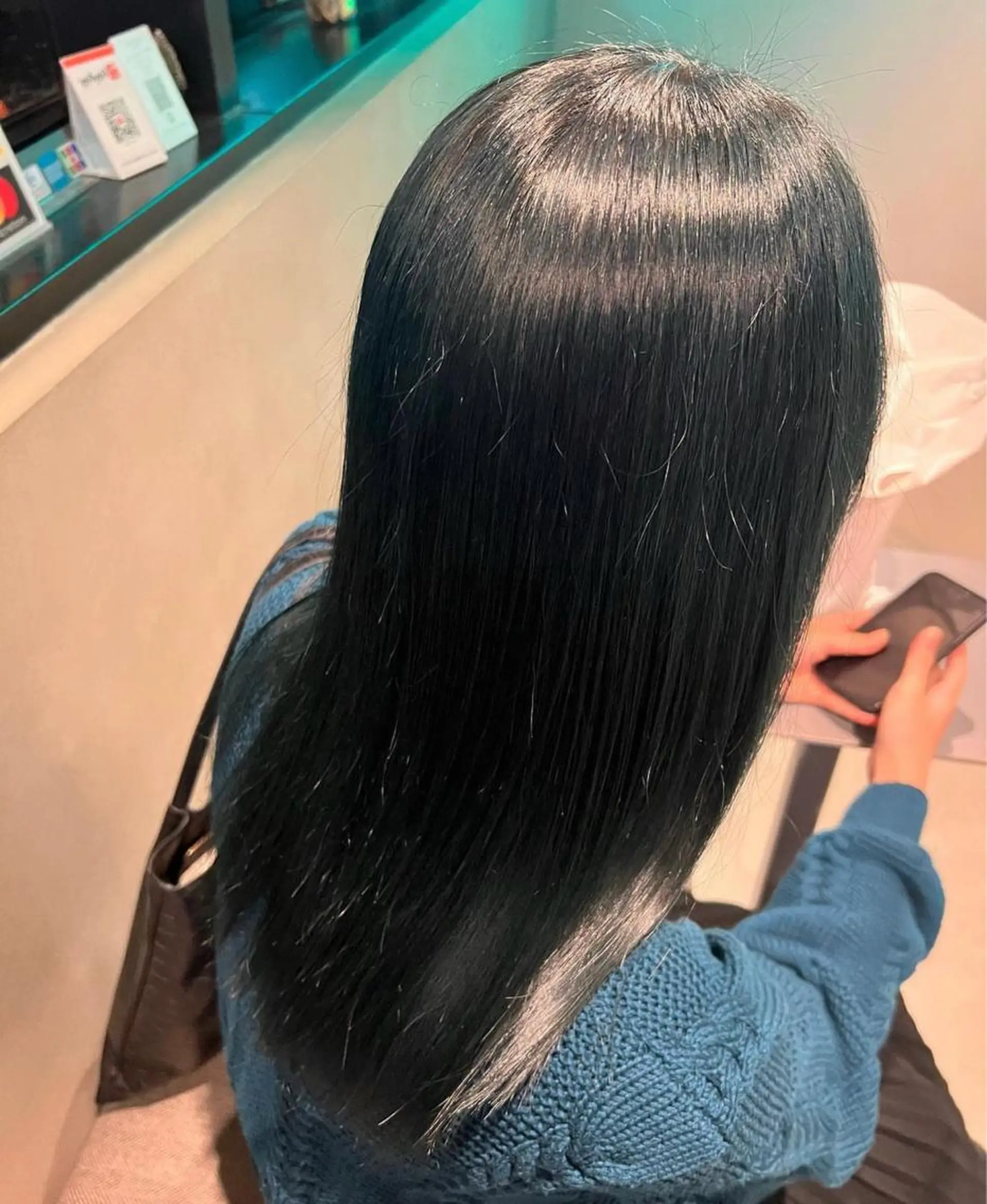 ロング くせ毛 縮毛矯正 トリートメント トリートメント 大賀 チサトのヘアスタイル