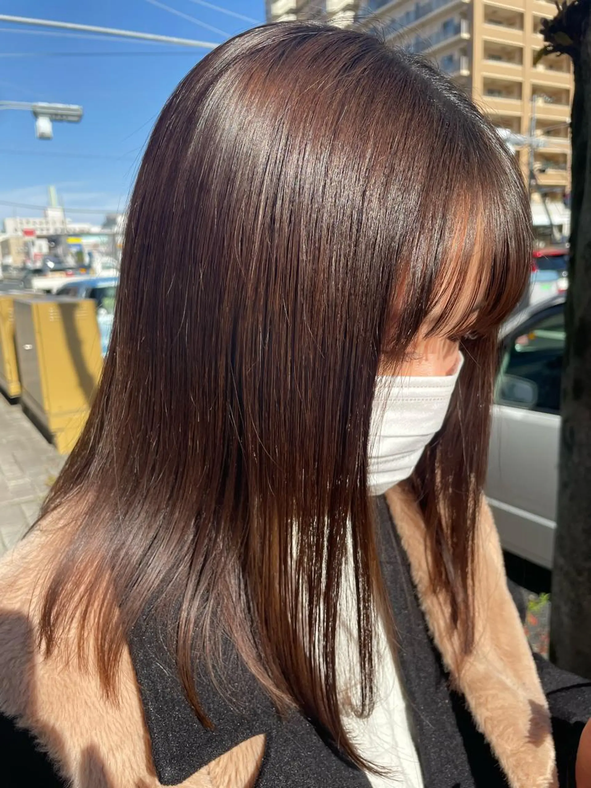 ミディアム カット ヘッドスパ Freez オオヤブ カホのヘアスタイル