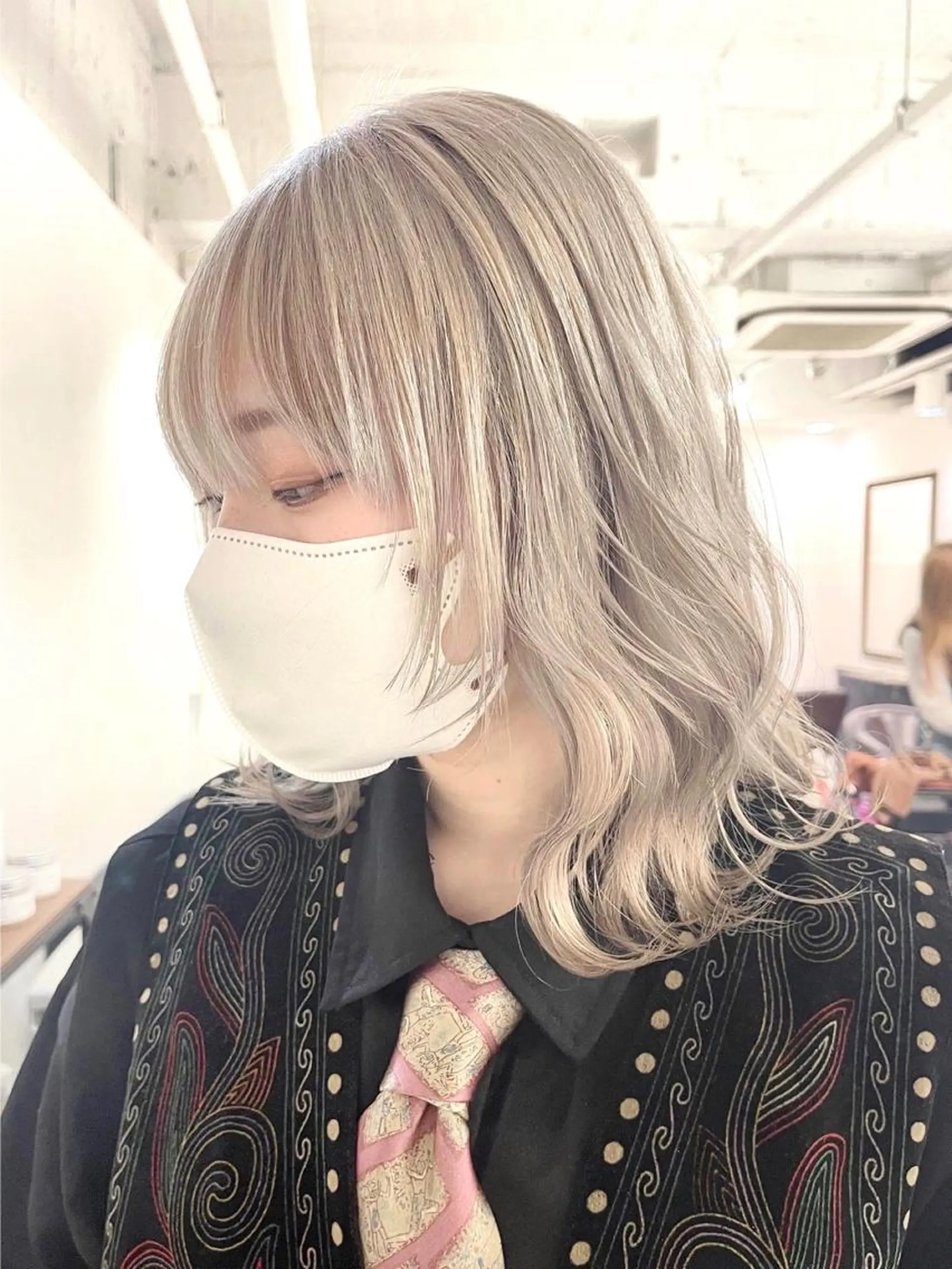 ミディアム ヘアカラー トリートメント ｉｌｉ 大阪のヘアスタイル