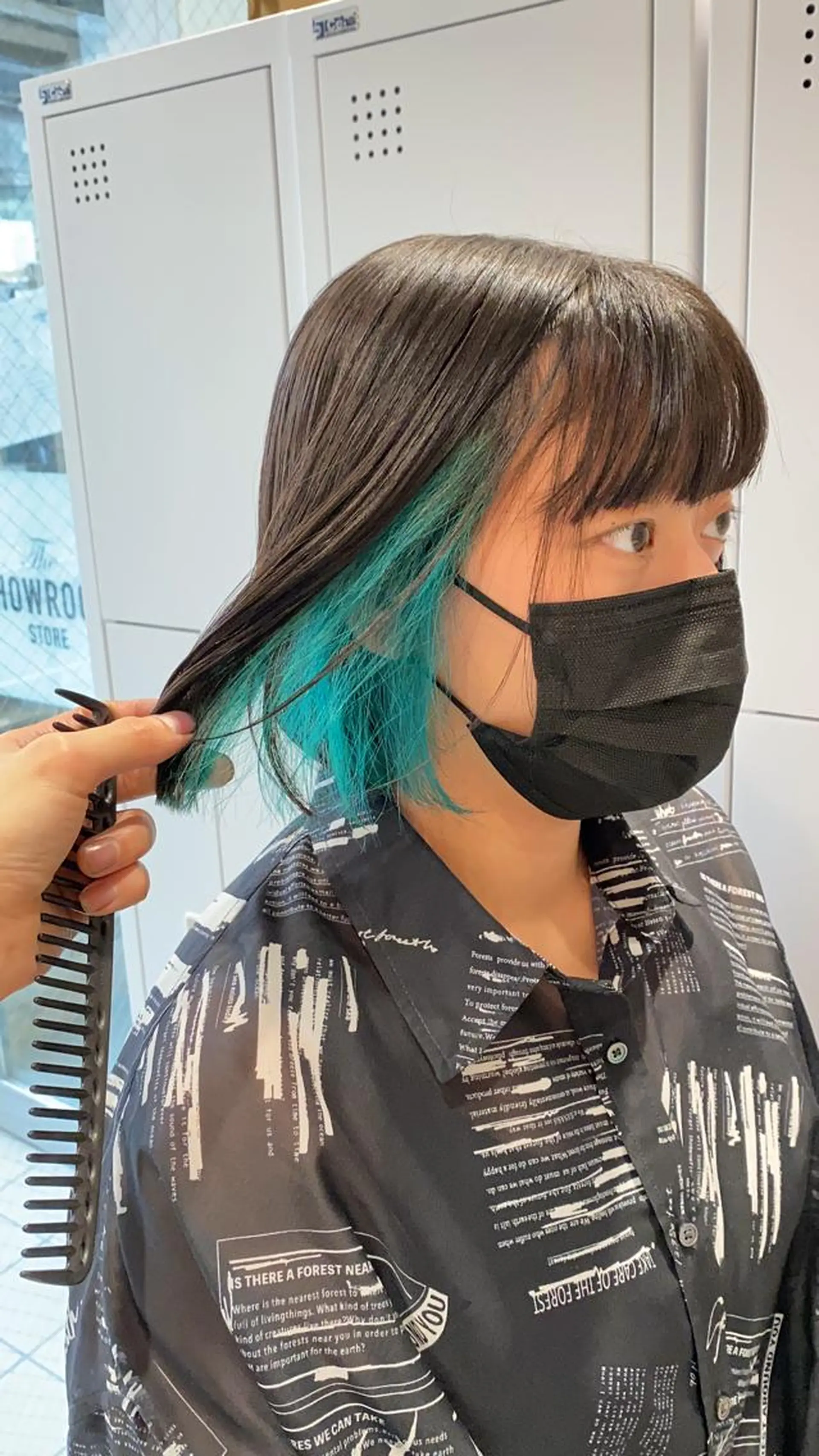 ミディアム カラー ヘアカラー トリートメント THESALONS所属・🤍ブリーチカラー /寄田龍樹🤍のヘアスタイル