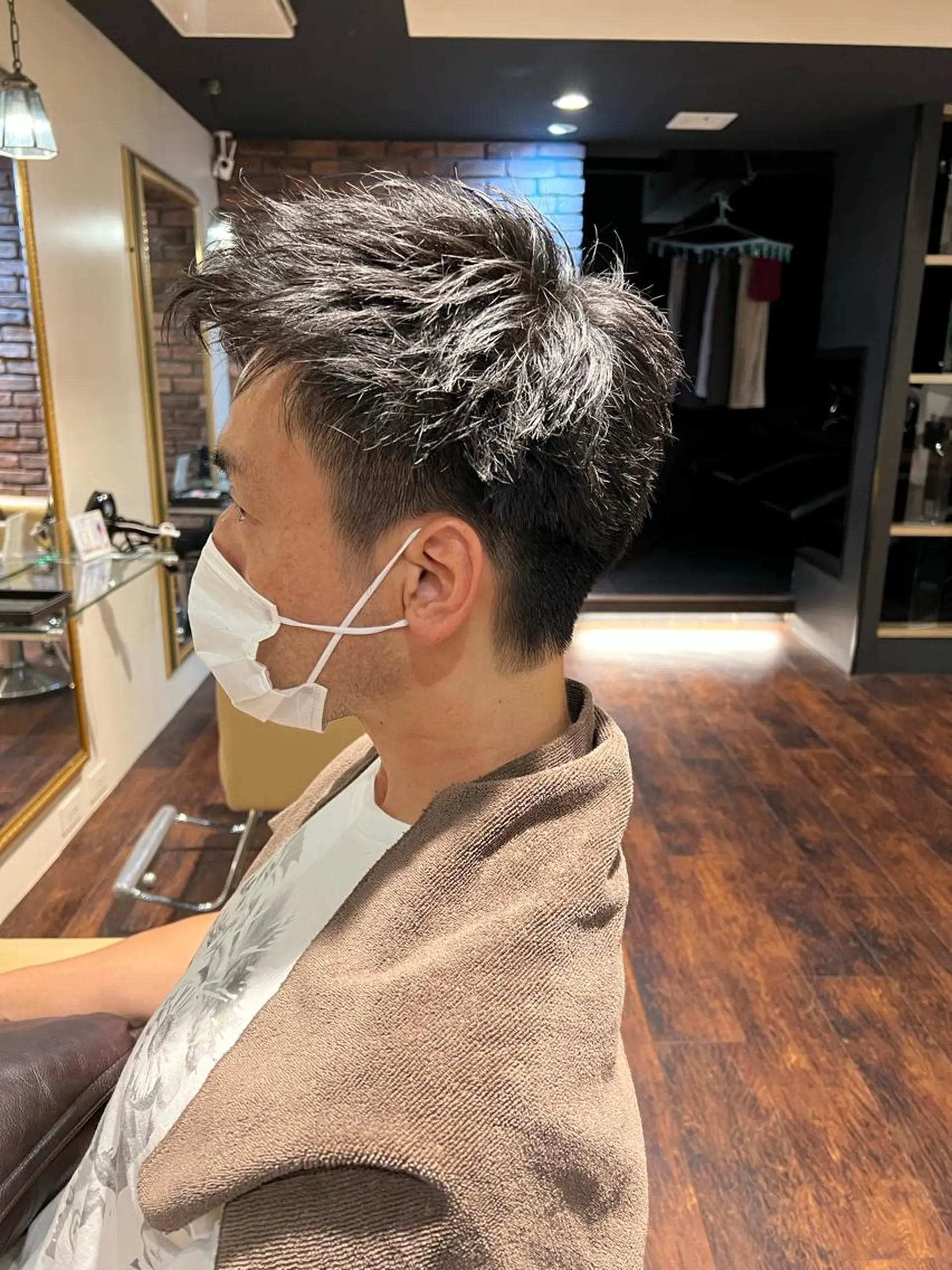 メンズ 刈り上げ 【曲がる縮毛矯正】 モデル募集🙋カツヤのヘアスタイル
