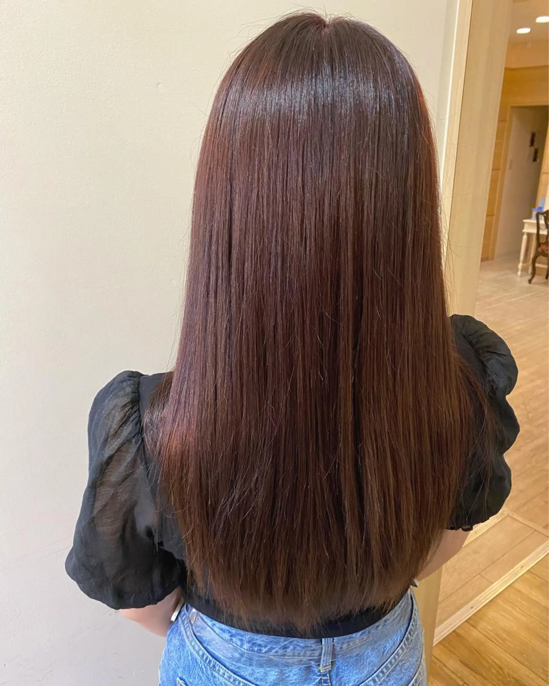 ロング カラー ラベンダーカラー ラベンダーピンク ピンクカラー prier×kew hair所属・柴田 秋樺のヘアスタイル