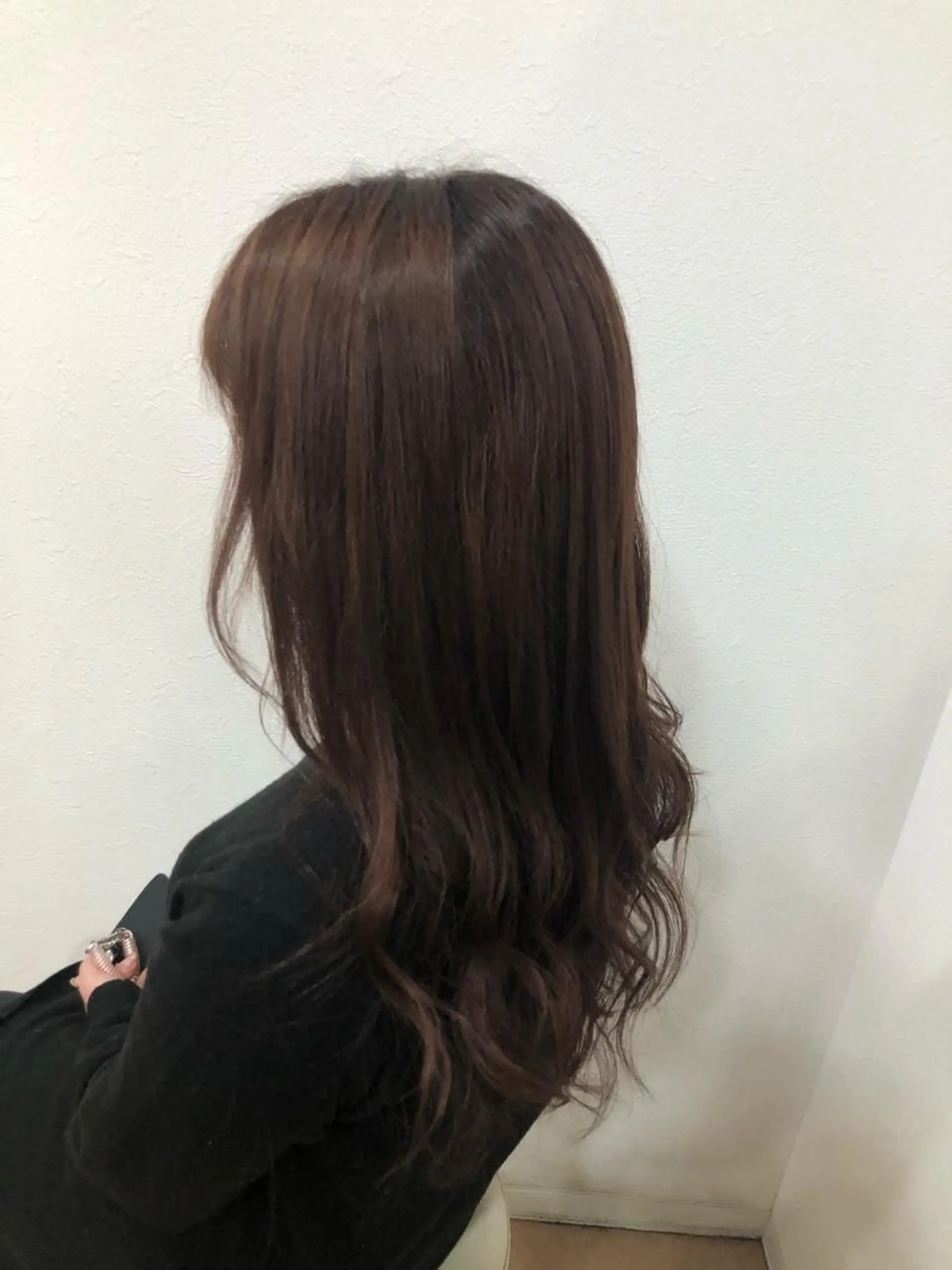 セミロング カラー ヘアカラー 福岡 舞のヘアスタイル