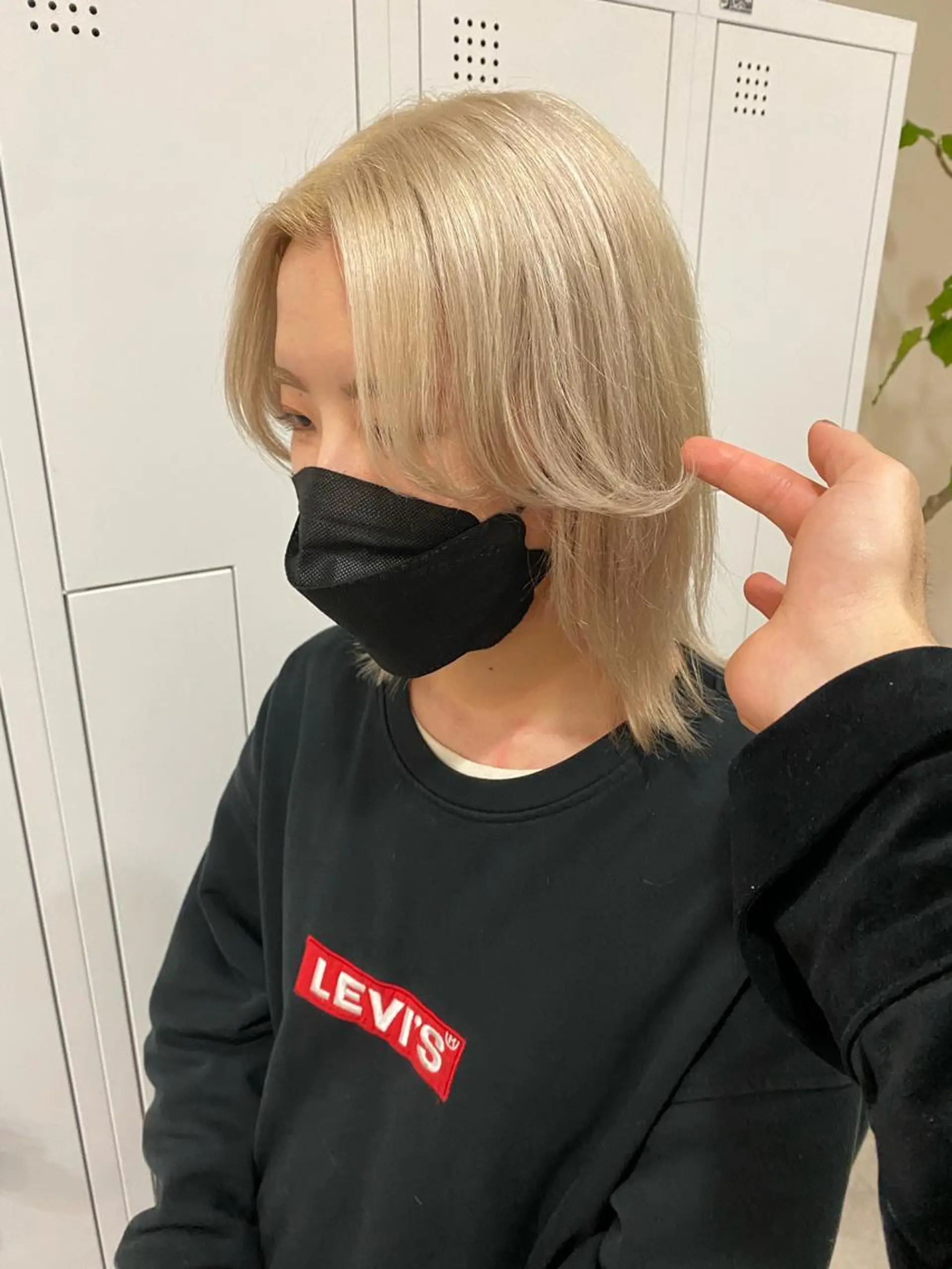 ミディアム カット ヘアカラー トリートメント CHAINON 木原崇了のヘアスタイル