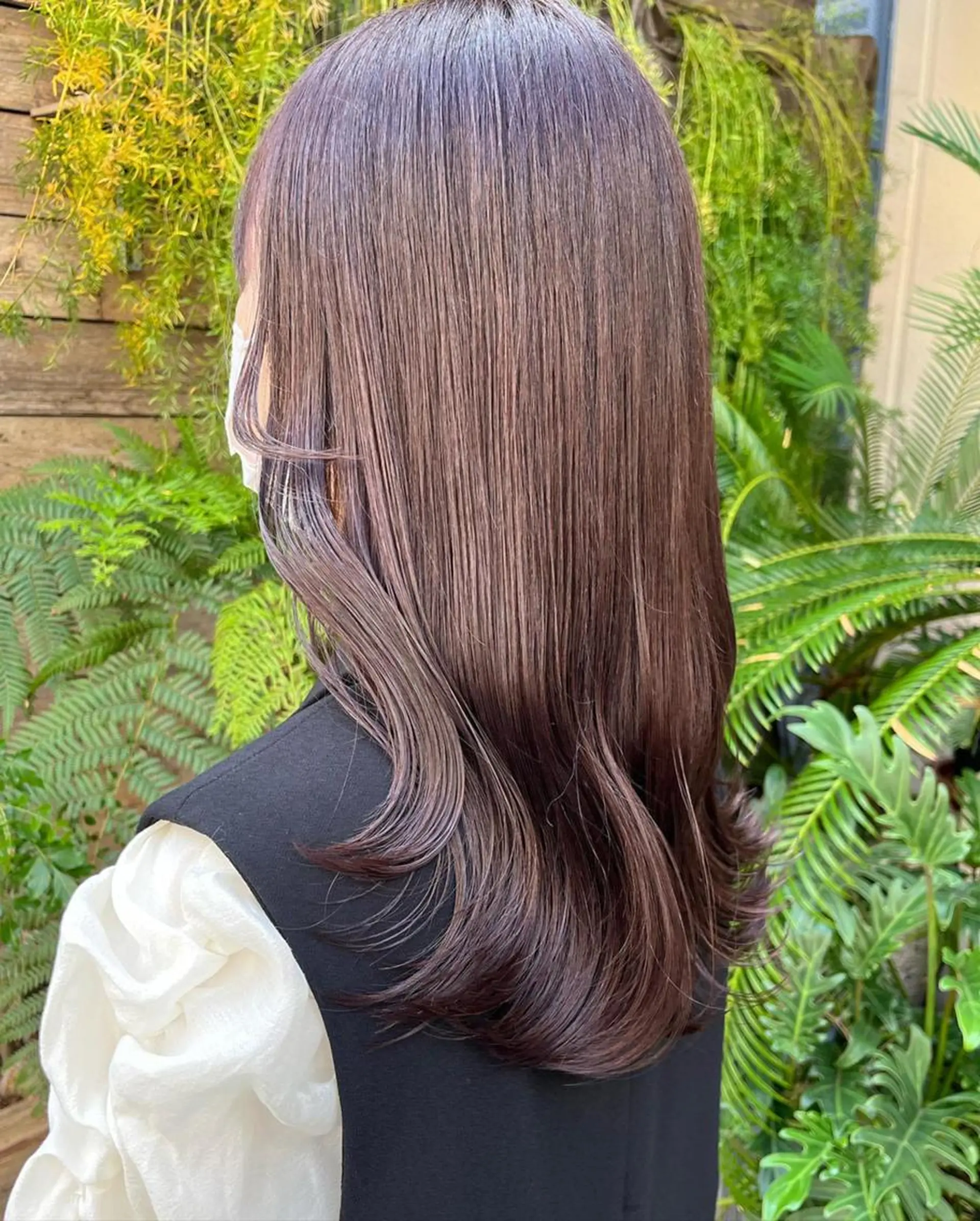 ミディアム カラー ヘアアレンジ ベージュカラー ブラウンカラー 透明感カラー グラデーションカラー グレージュ 韓国/髪質改善💘 櫻井かれんのヘアスタイル