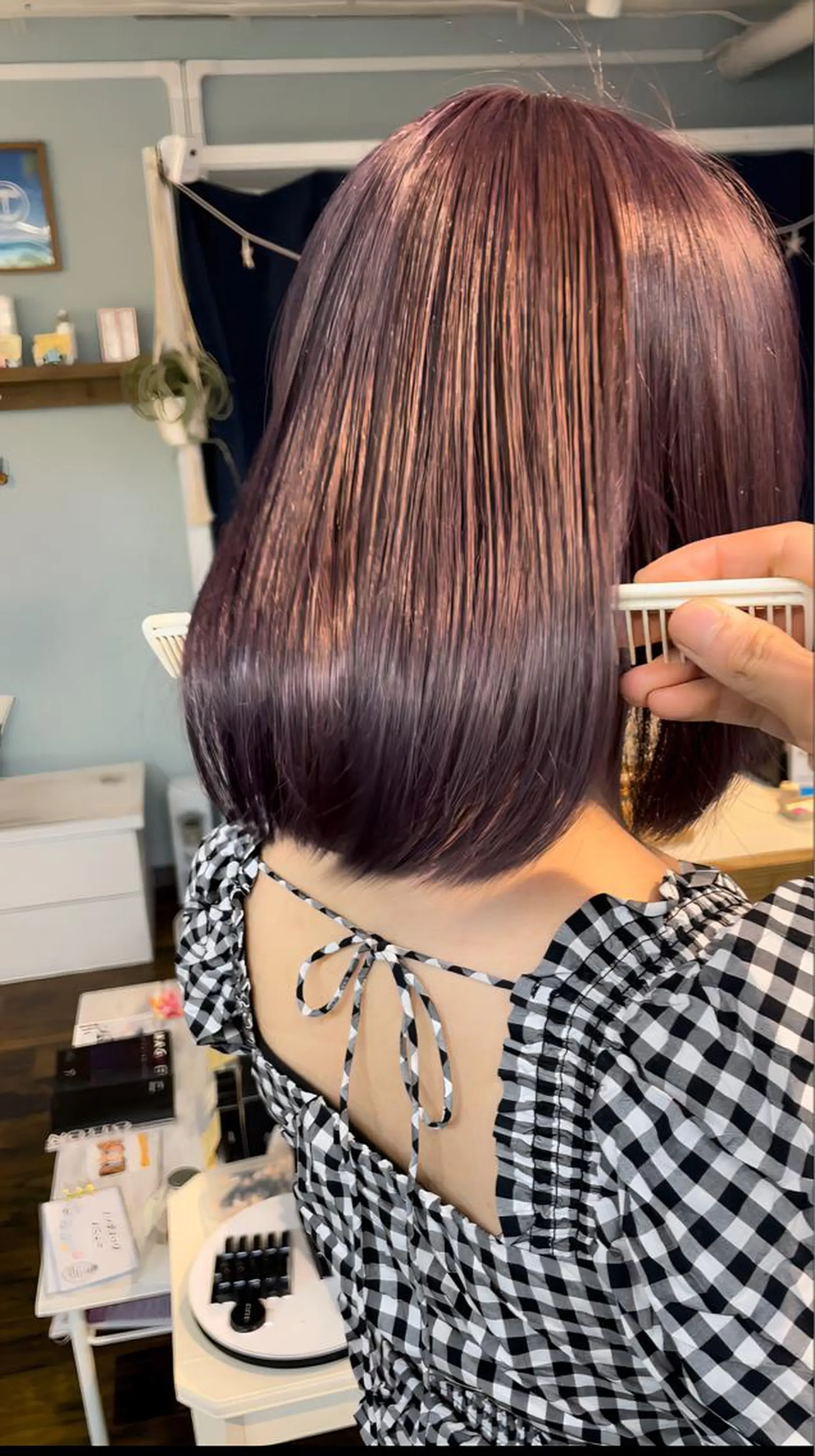 ショート salowin 原宿店所属・髪質改善ULTOWA 縮毛矯正モリムラのヘアスタイル