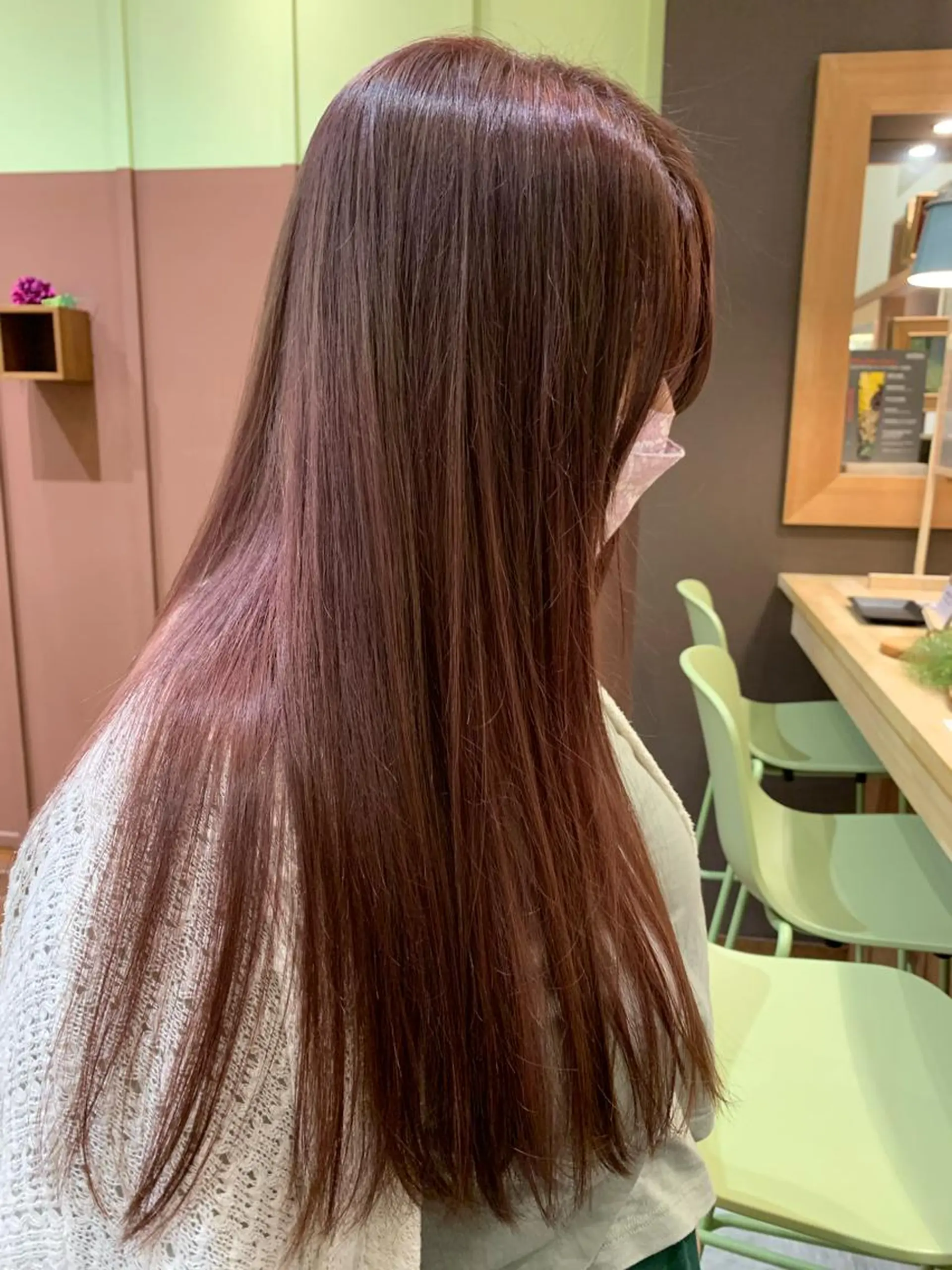 ロング カラー ピンクカラー 【モデル募集】貝沼 しおんのヘアスタイル
