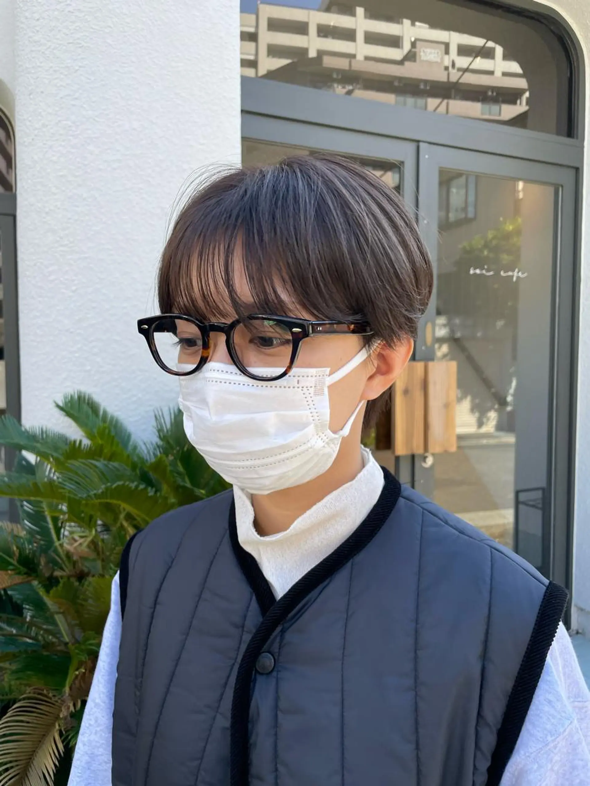 ショート カラー アッシュ アッシュブラウン ブラウンカラー ショートヘア カット ヘアカラー 五十嵐 雄毅のヘアスタイル