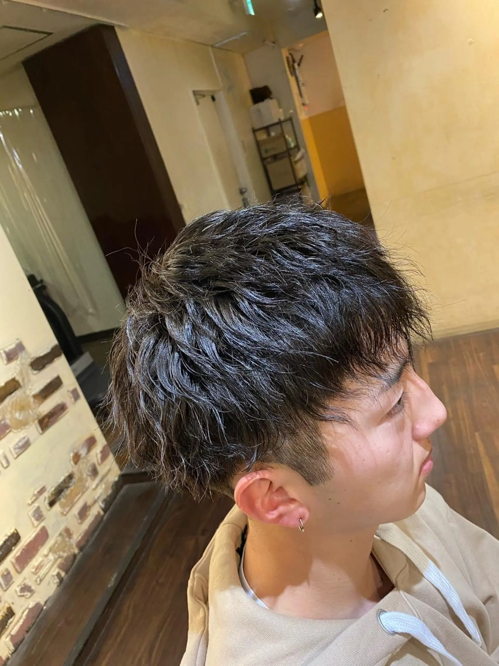 パーマ メンズ メンズサロンANDY 御堂筋なんば店所属・大阪メンズヘアのプロ 高橋 直希のヘアスタイル
