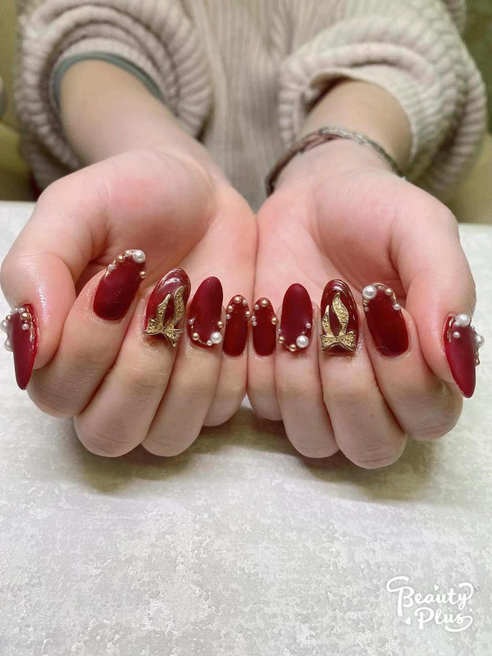 ミディアム ハンドネイル JNA認定講師🌸 RIEのネイルデザイン